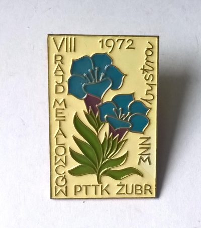 Odznaka – VIII Rajd Metalowców - ZZM, PTTK Żubr - BYSTRA 1972