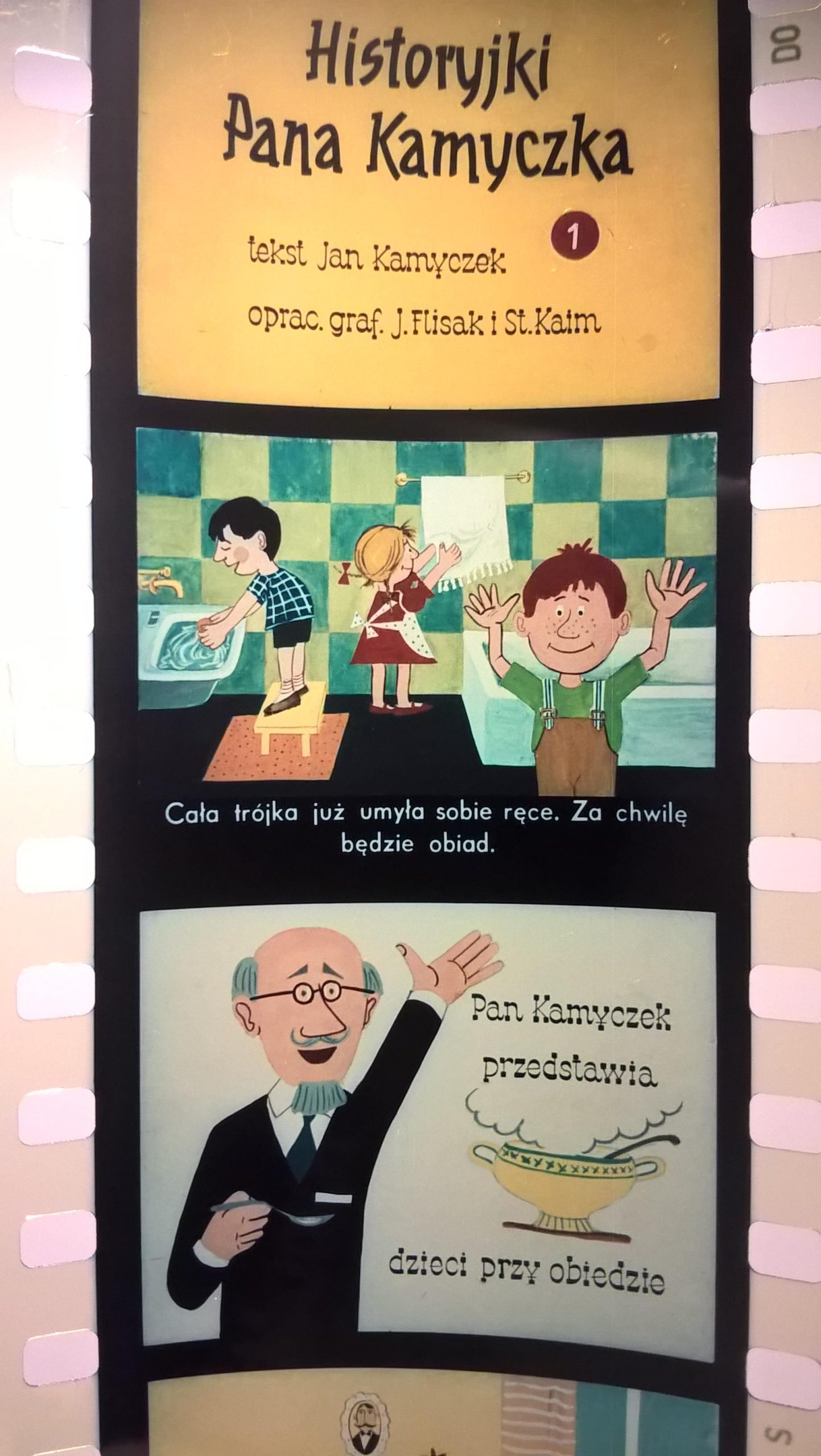 Zestaw przeźroczy, bajek na projektor - "HISTORYJKI PANA KAMYCZKA", 10 części