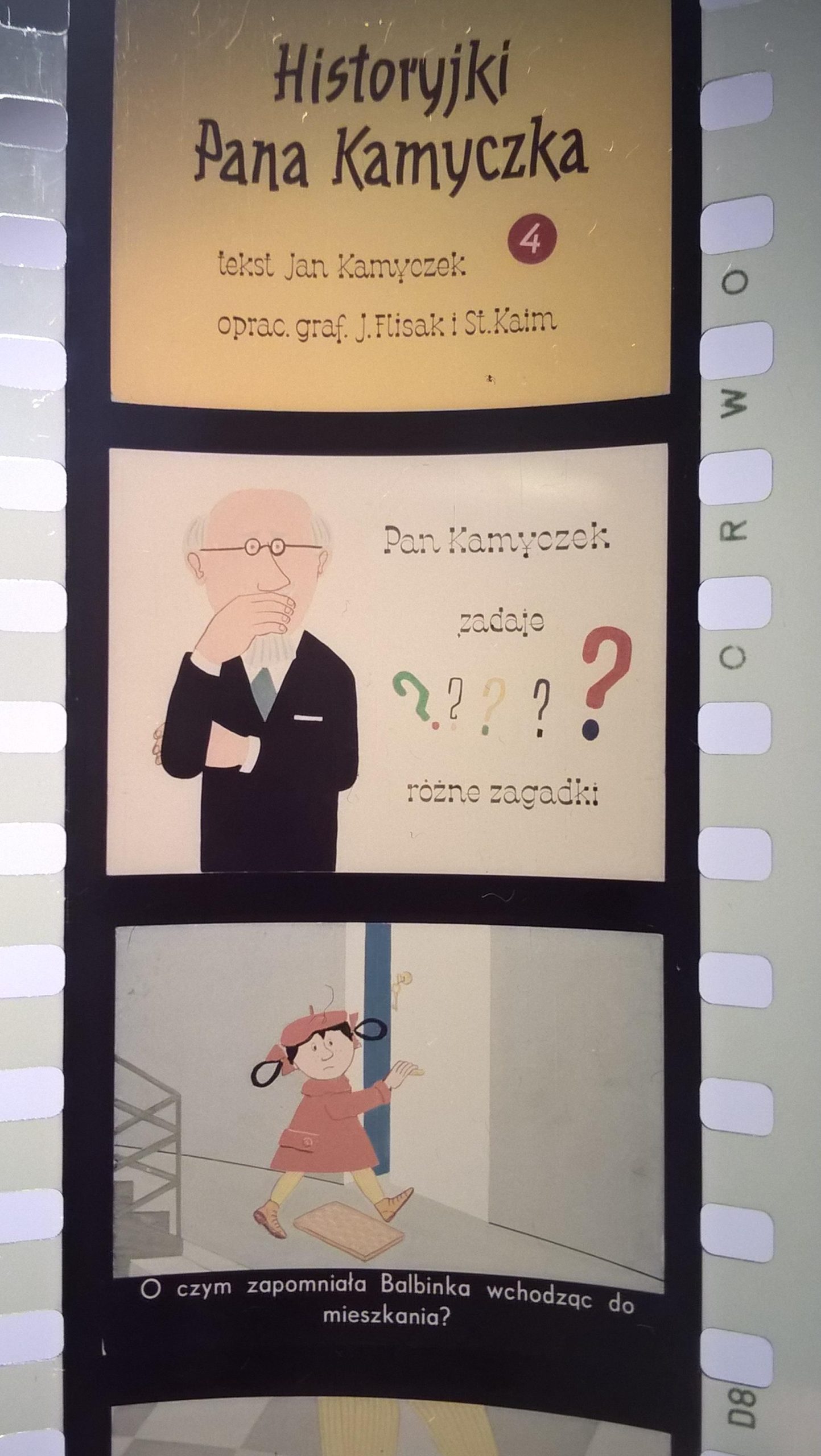 Zestaw przeźroczy, bajek na projektor - "HISTORYJKI PANA KAMYCZKA", 10 części