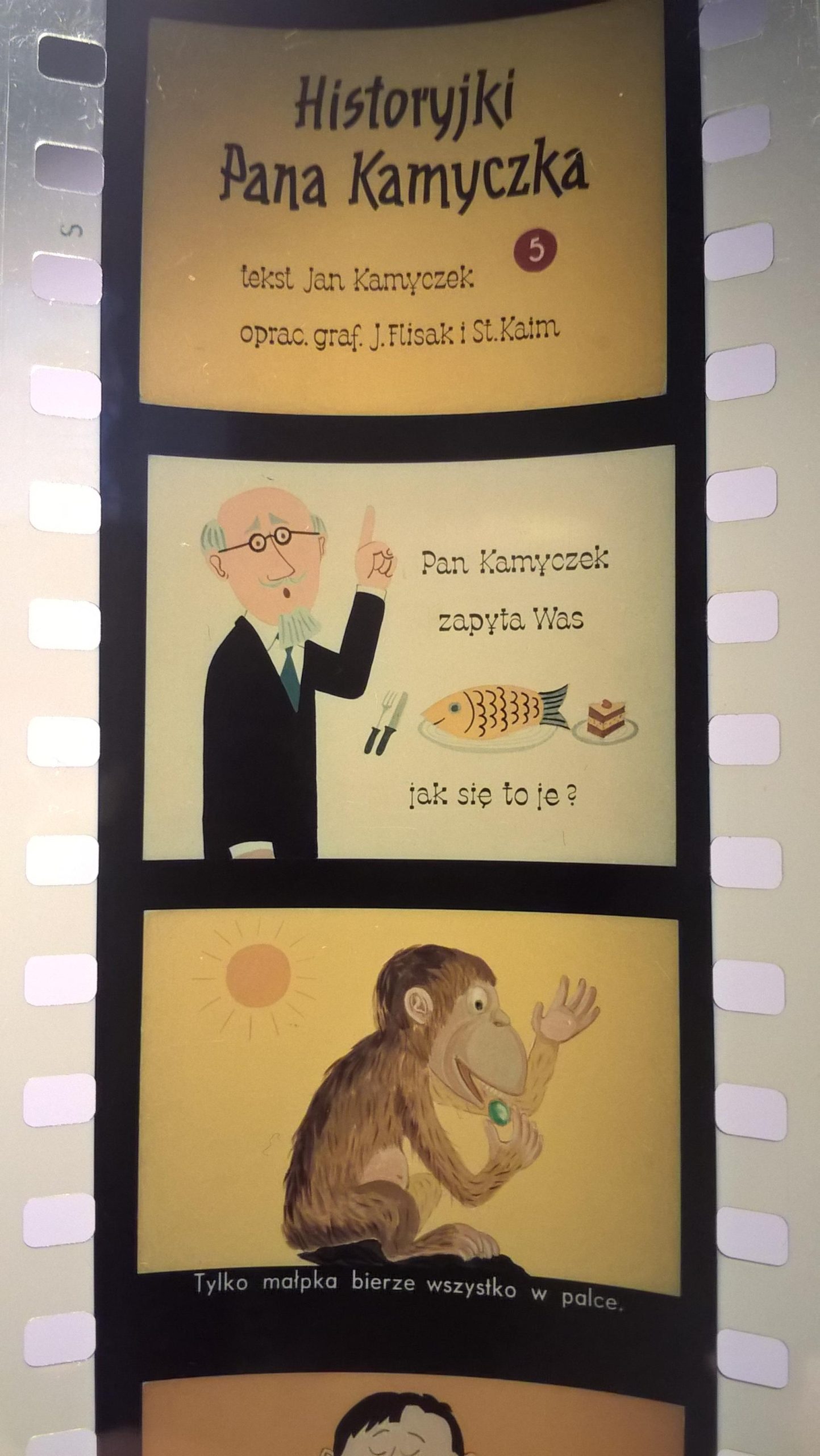 Zestaw przeźroczy, bajek na projektor - "HISTORYJKI PANA KAMYCZKA", 10 części