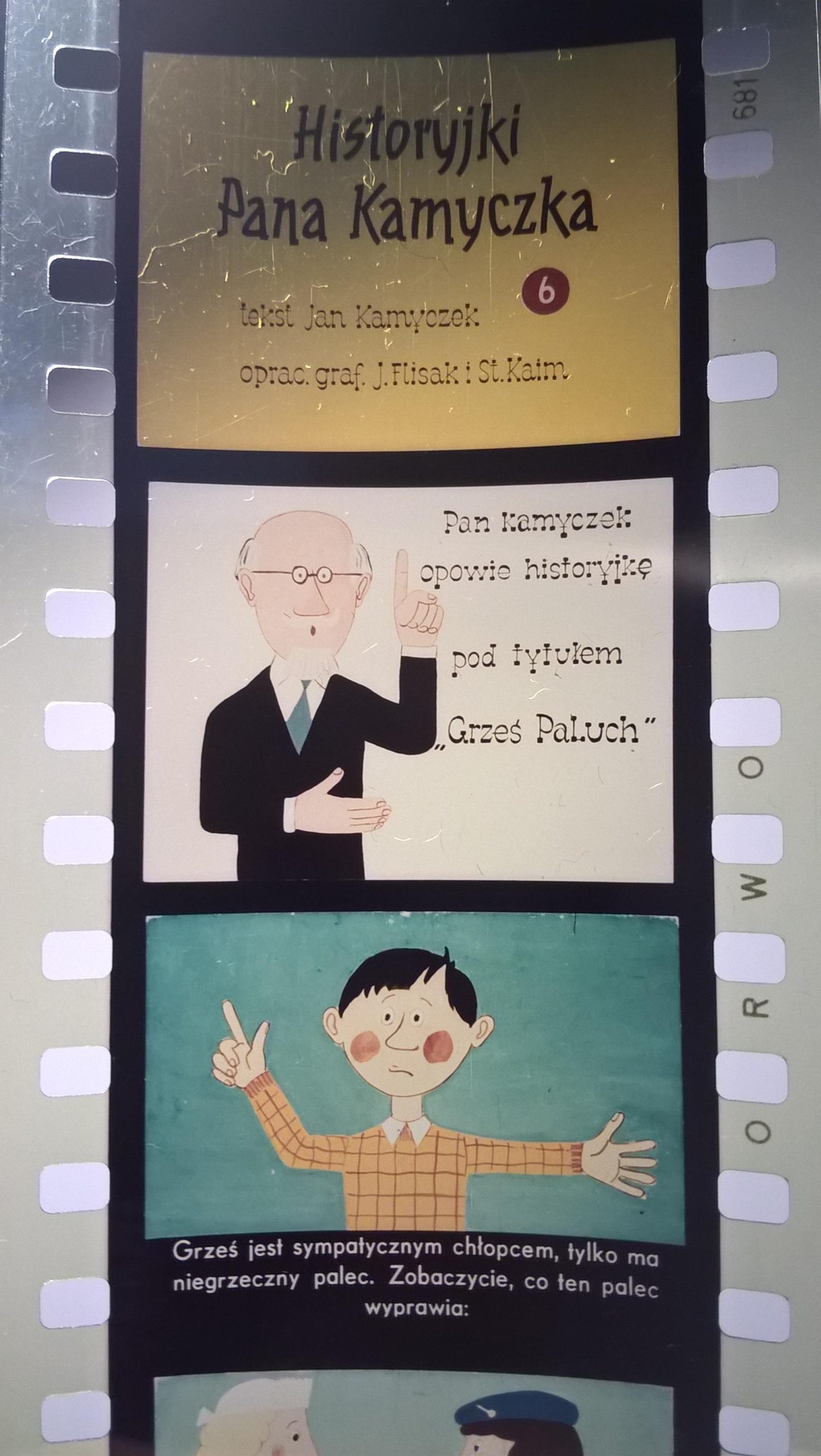 Zestaw przeźroczy, bajek na projektor - "HISTORYJKI PANA KAMYCZKA", 10 części