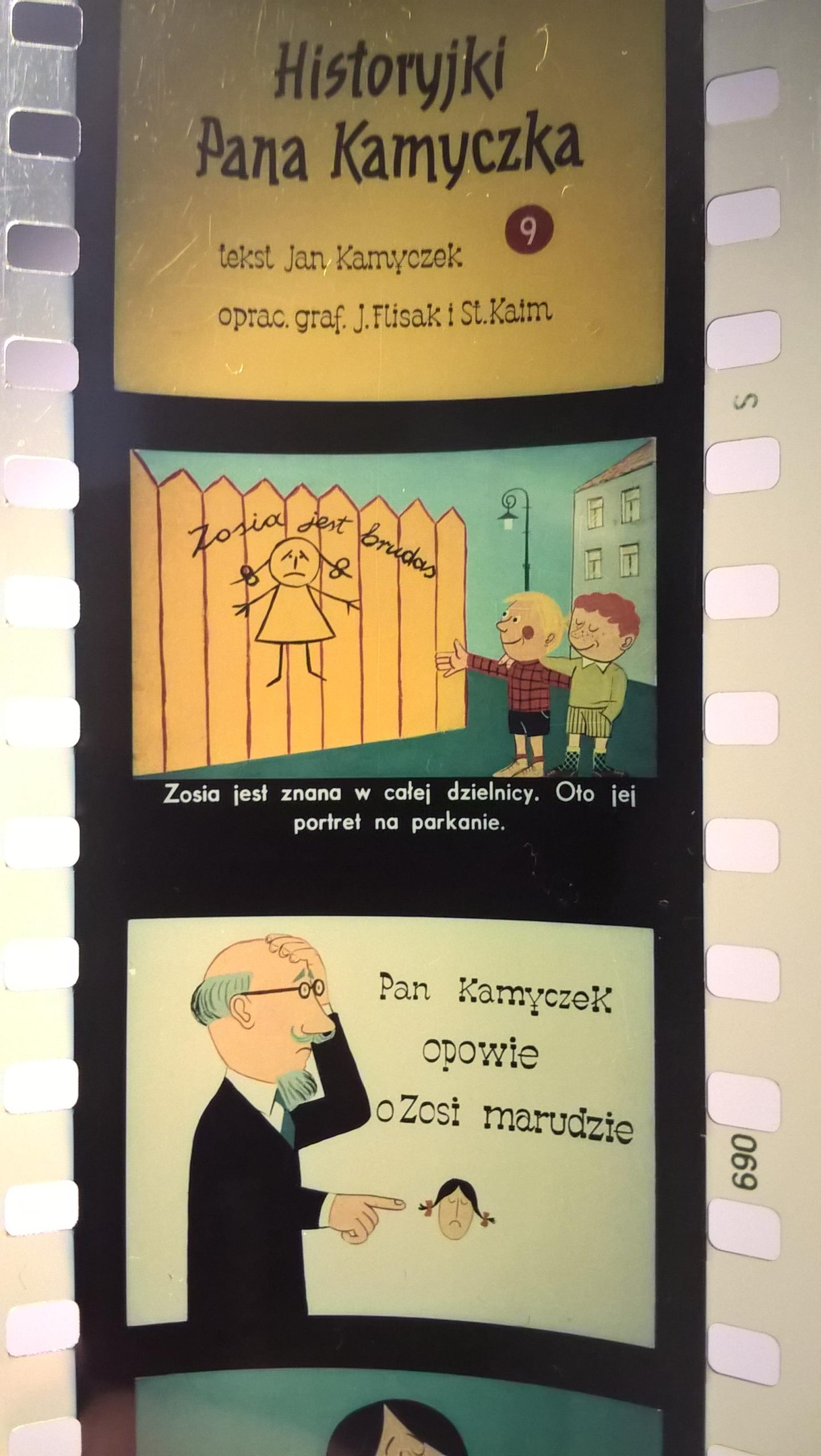 Zestaw przeźroczy, bajek na projektor - "HISTORYJKI PANA KAMYCZKA", 10 części