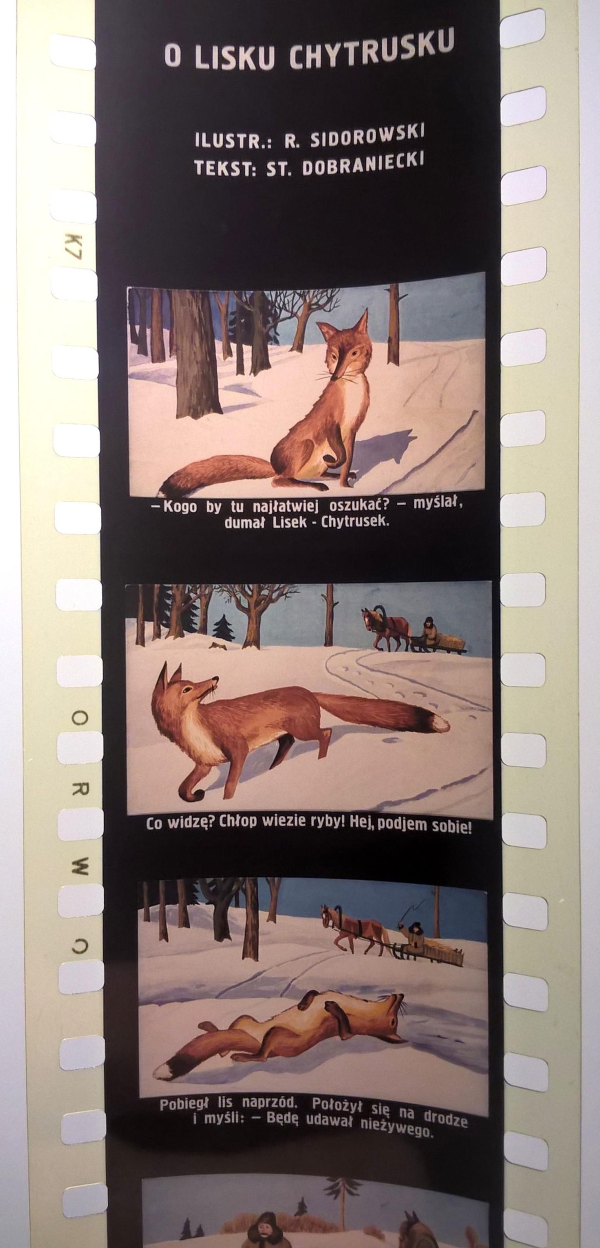 Bajka na projektor, przeźrocze – „O LISKU CHYTRUSKU” [34]