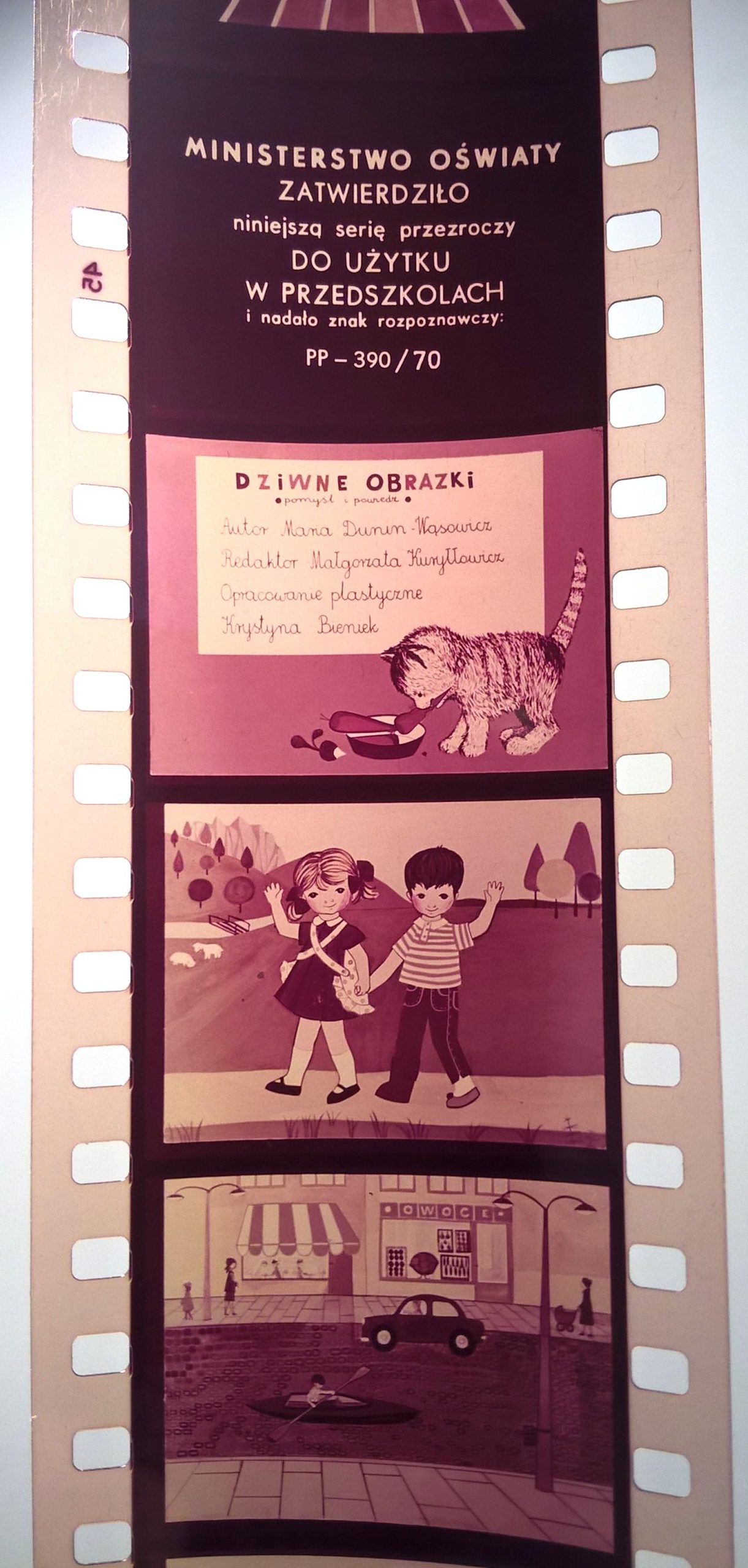 Zestaw przeźroczy, bajek na projektor – 6 sztuk