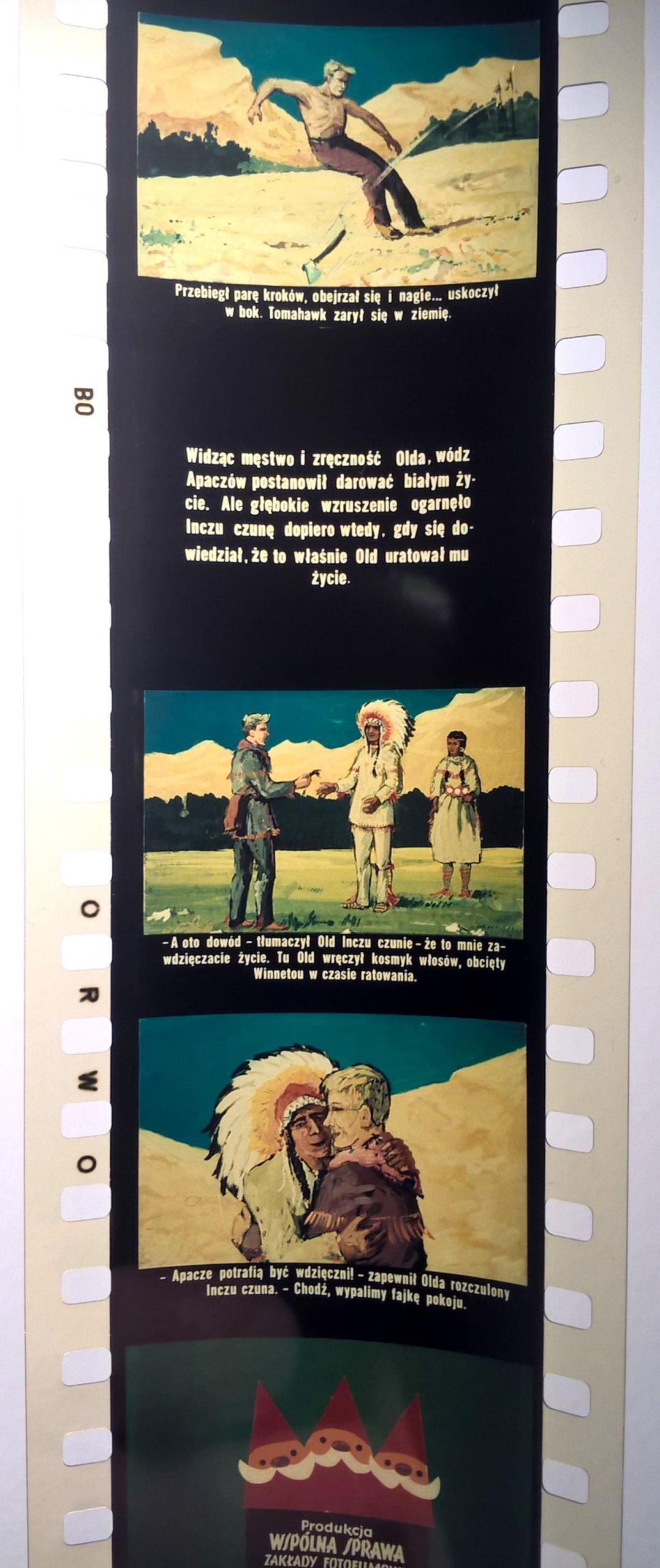 Bajka na projektor, przeźrocze – „WINNETOU” wg Karola Maya [27]