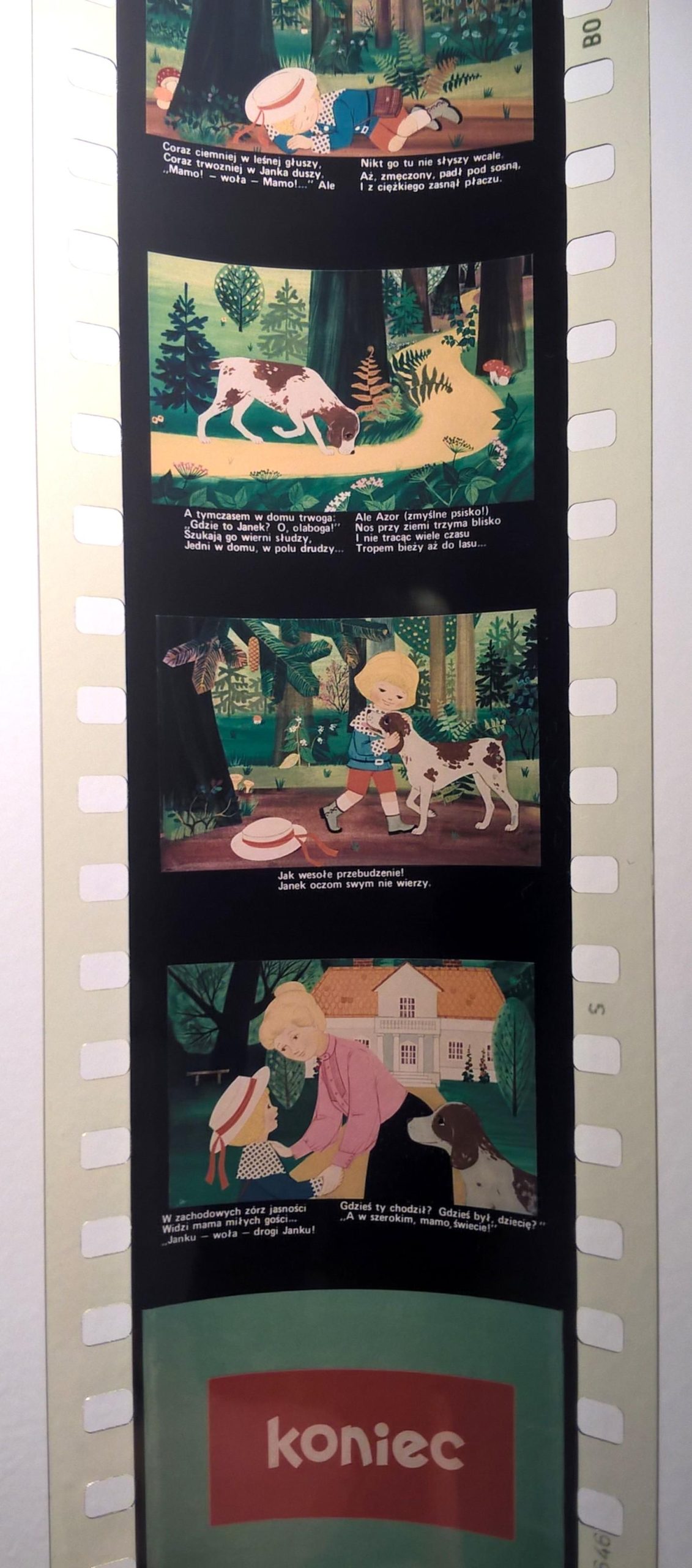 Bajka na projektor, przeźrocze „O JANKU WĘDROWNICZKU” wg Marii Konopnickiej [55]