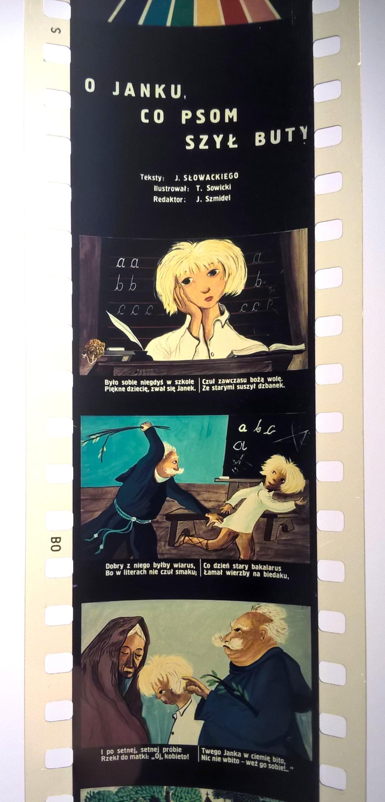Bajka na projektor, przeźrocze - „O JANKU, CO PSOM SZYŁ BUTY” teksty J. Słowackiego [43]