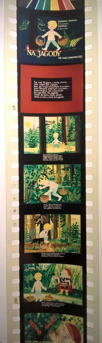 Bajka na projektor, przeźrocze - „NA JAGODY” wg Marii Konopnickiej [47]