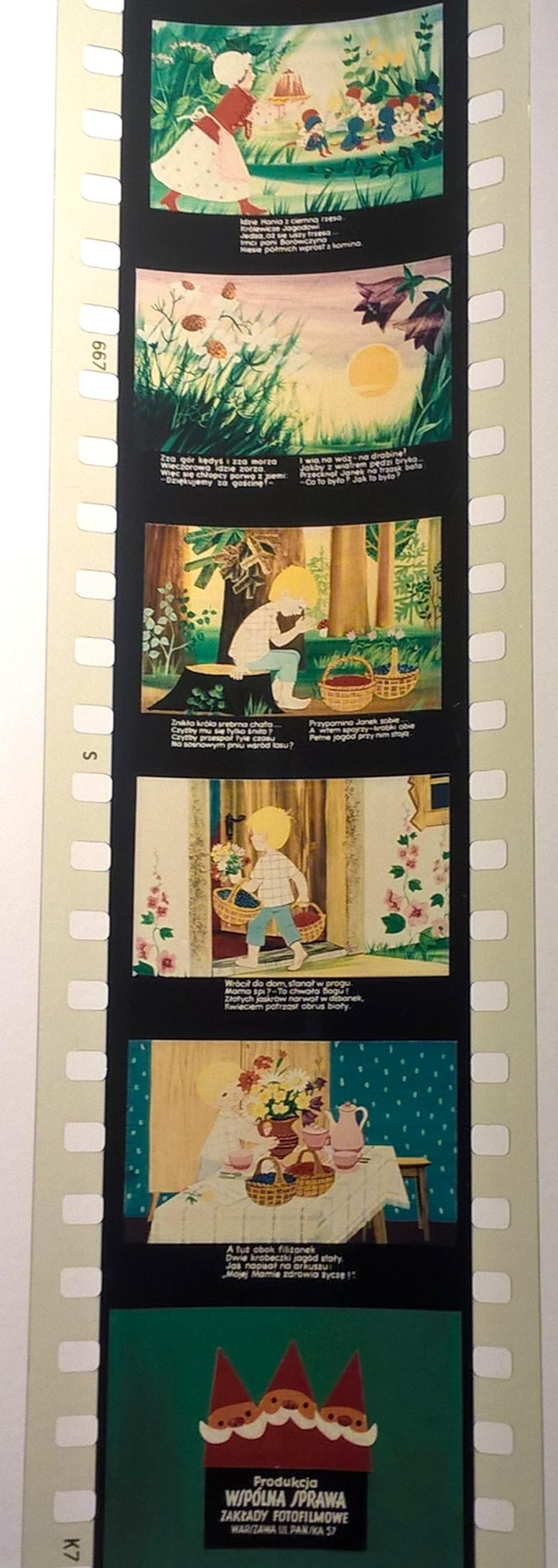 Bajka na projektor, przeźrocze - „NA JAGODY” wg Marii Konopnickiej [47]