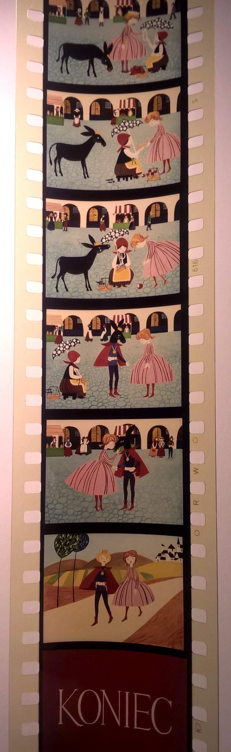 Bajka na projektor, przeźrocze „APOLEJKA I JEJ OSIOŁEK” wg Marii Krüger [33]