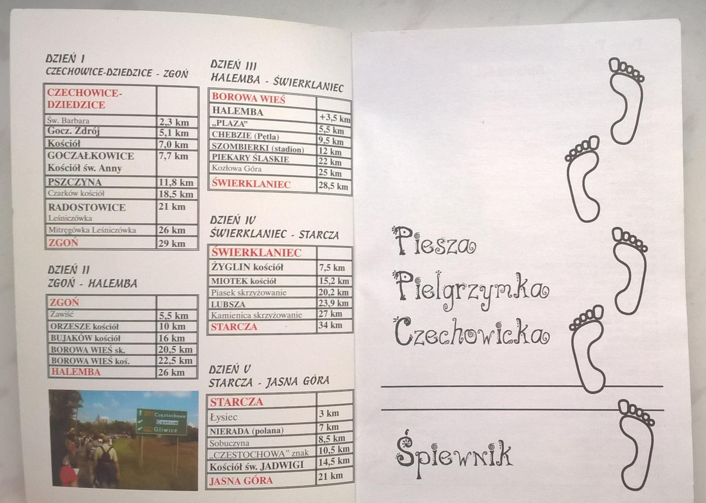Książka - Śpiewnik. Piesza Pielgrzymka Czechowicka (Czechowice-Dziedzice)
