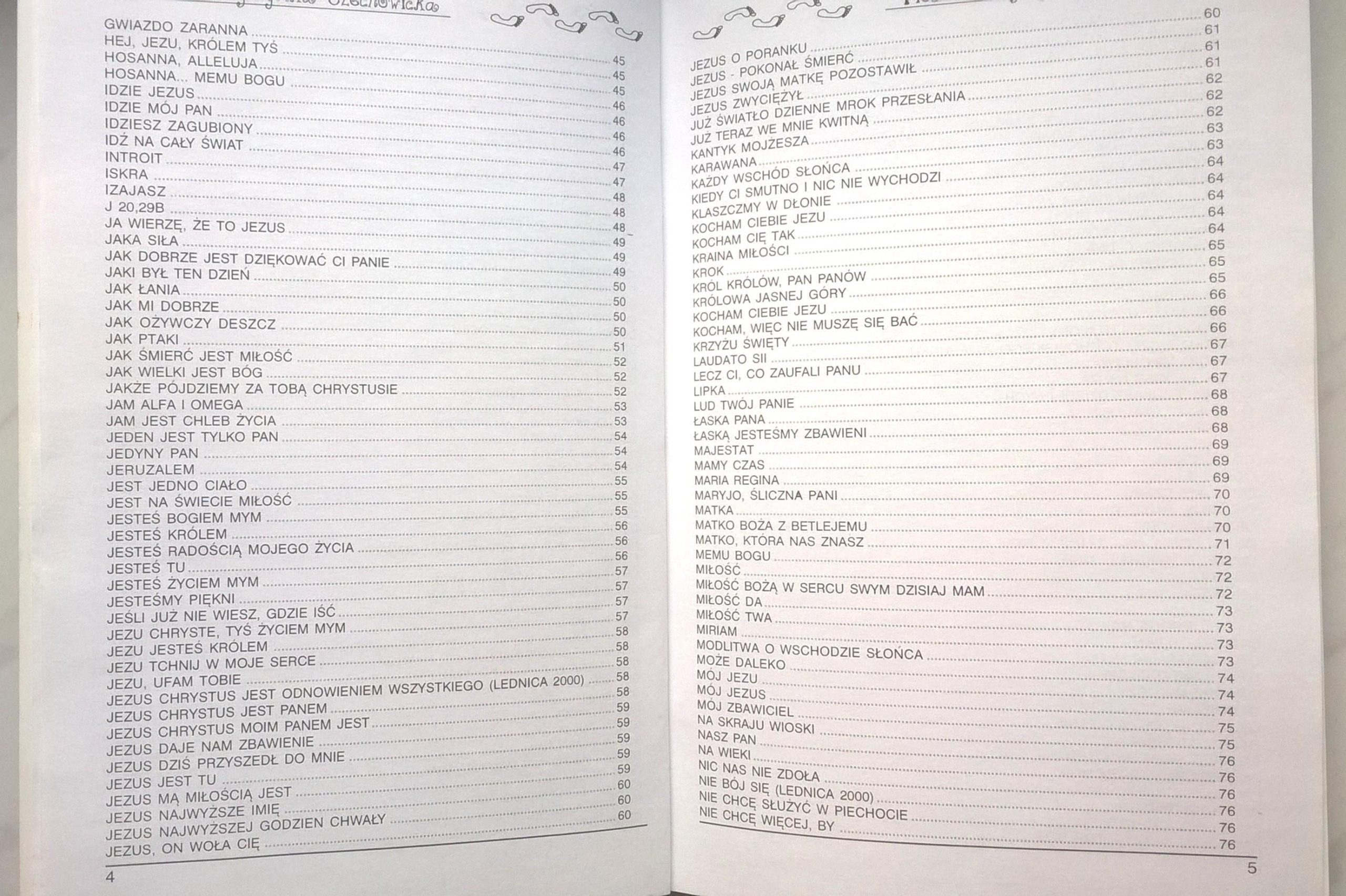 Książka - Śpiewnik. Piesza Pielgrzymka Czechowicka (Czechowice-Dziedzice)