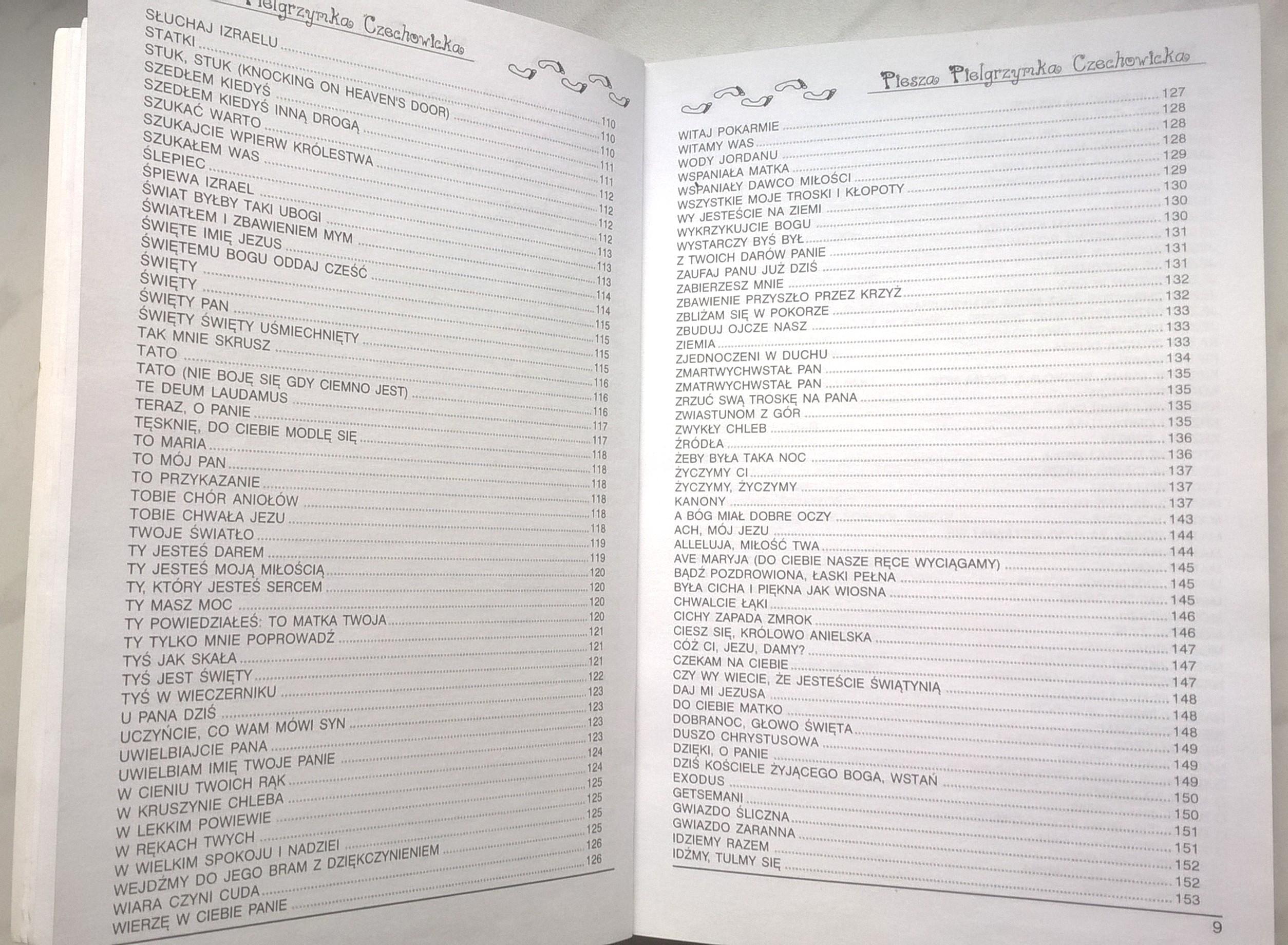 Książka - Śpiewnik. Piesza Pielgrzymka Czechowicka (Czechowice-Dziedzice)