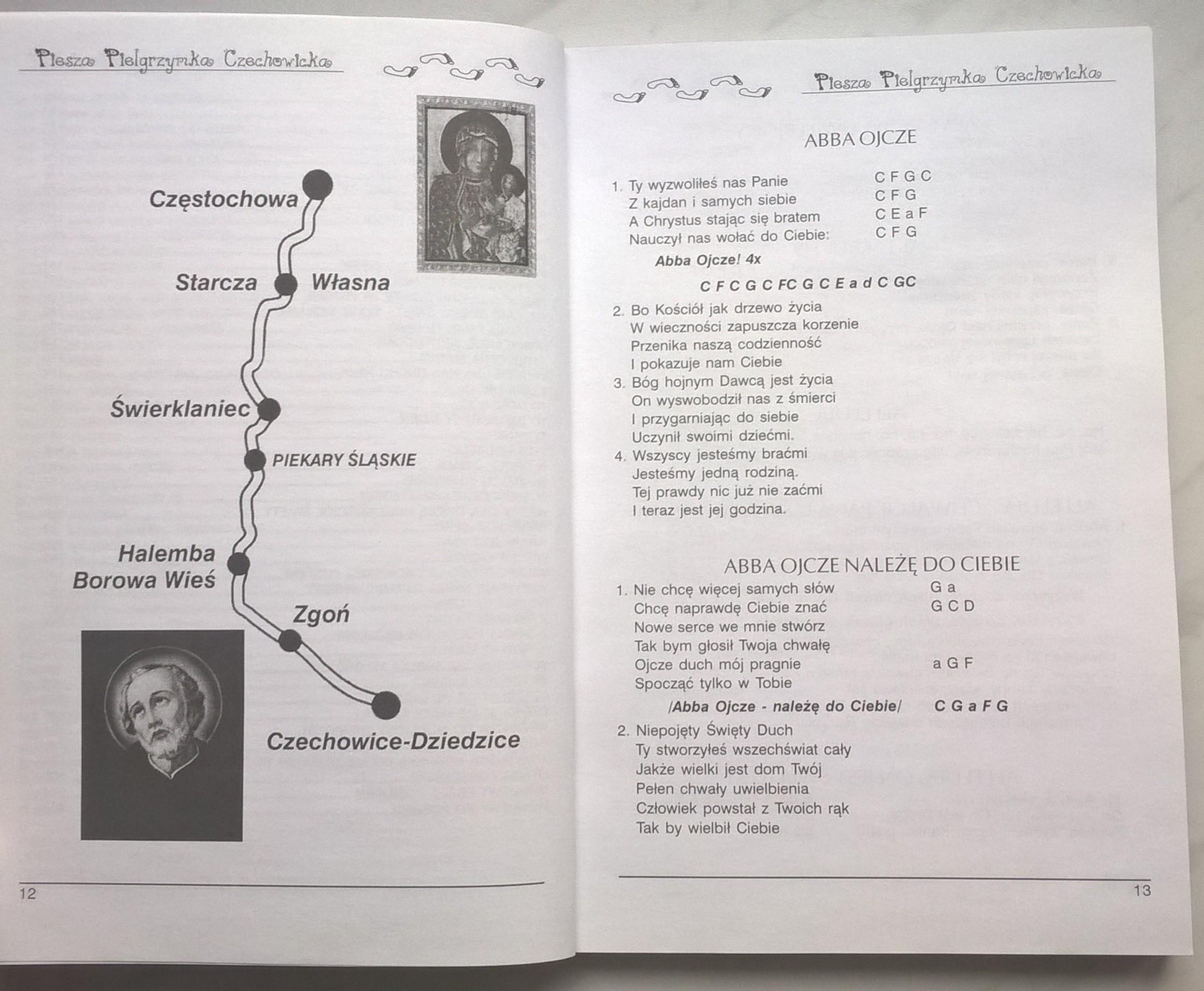 Książka - Śpiewnik. Piesza Pielgrzymka Czechowicka (Czechowice-Dziedzice)