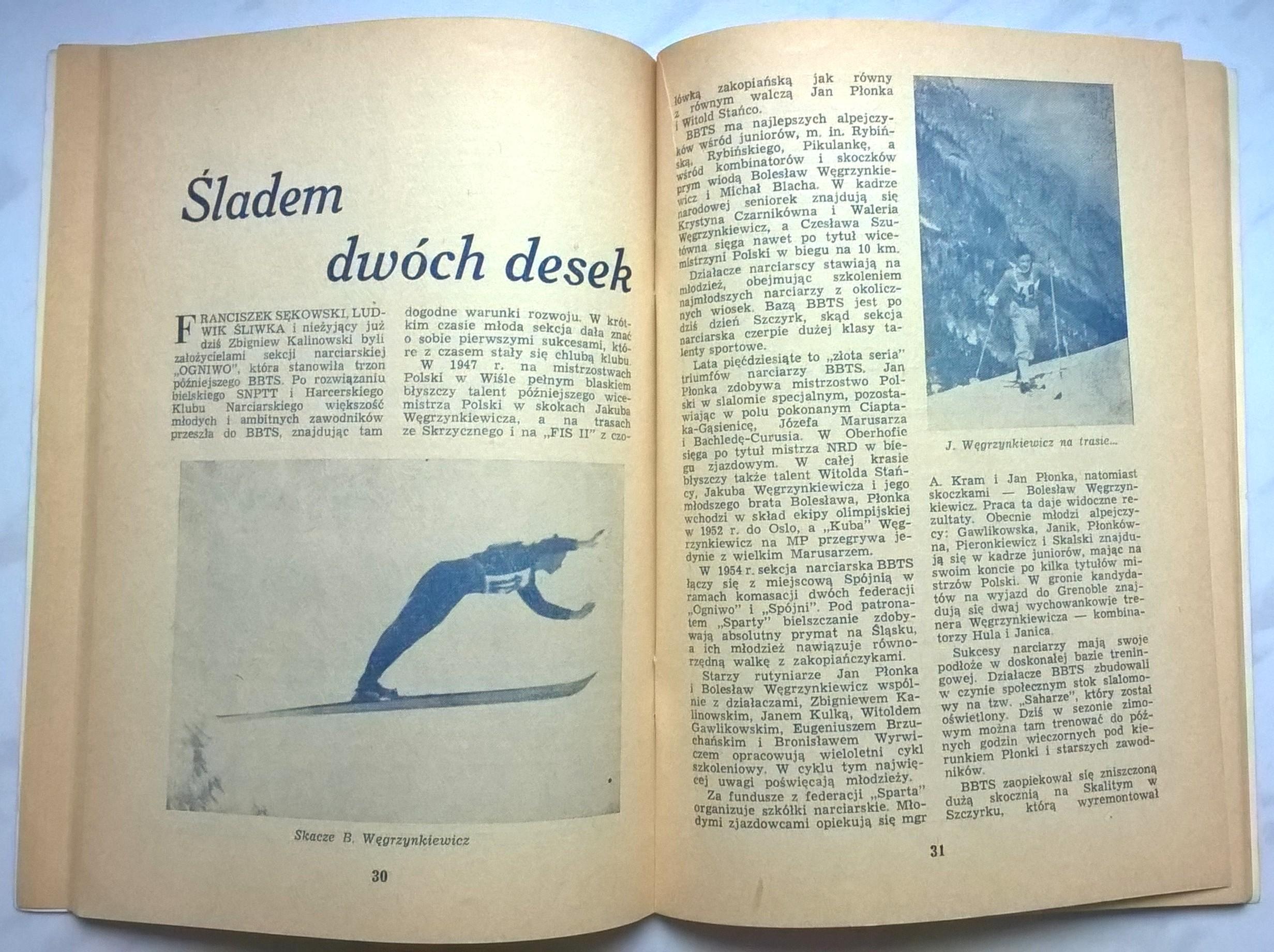 Książka "60 lat BBTS, 1907-1967" (Bielsko-Bialskie Towarzystwo Sportowe)