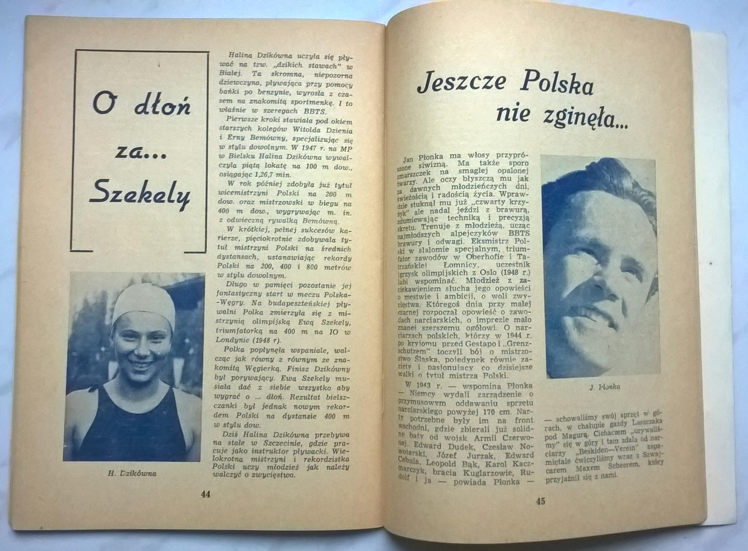 Książka "60 lat BBTS, 1907-1967" (Bielsko-Bialskie Towarzystwo Sportowe)