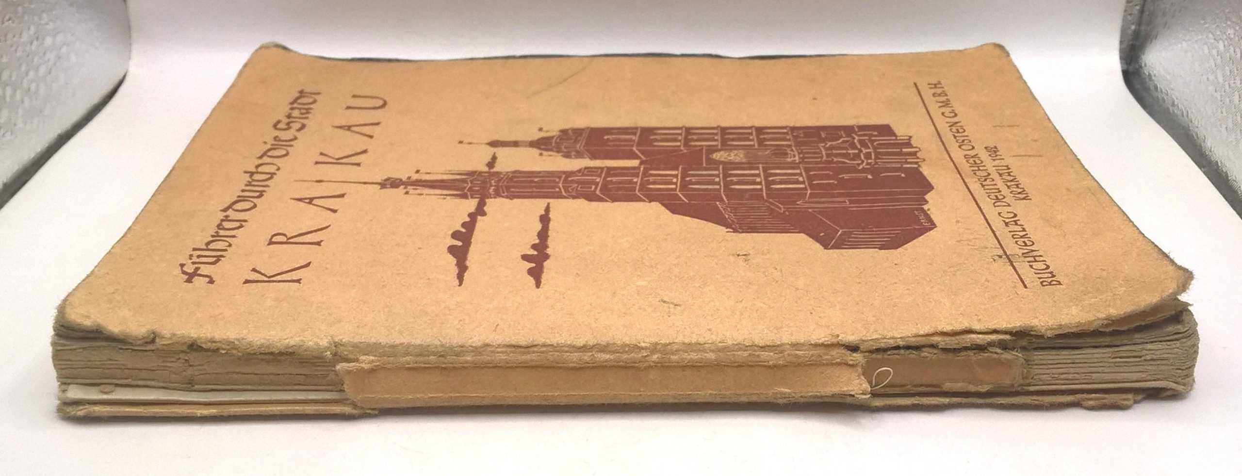 Książka w języku niemieckim - Przewodnik po Krakowie - "Führer Durch die Stadt Krakau", 1942 r.