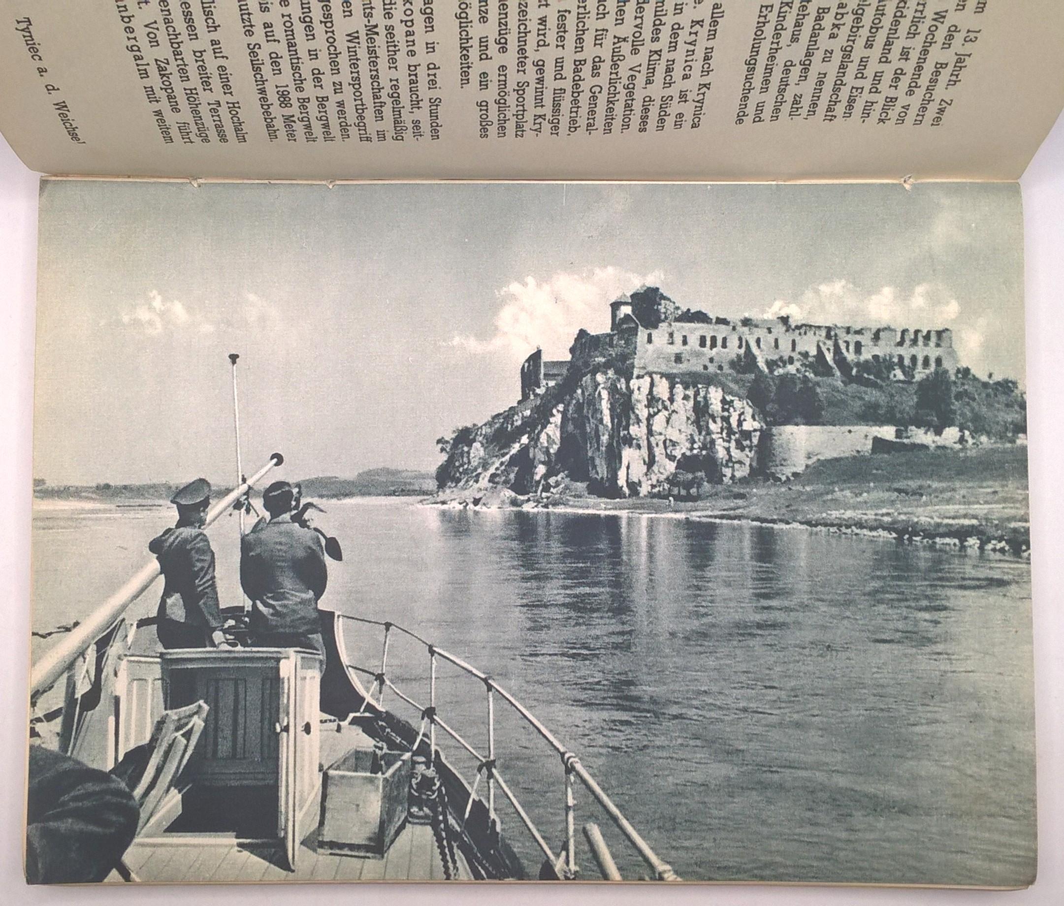 Książka w języku niemieckim - Przewodnik po Krakowie - "Führer Durch die Stadt Krakau", 1942 r.
