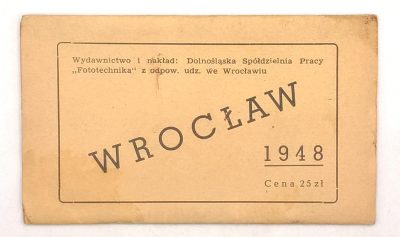 Albumik ze zdjęciami - WROCŁAW, 1948 r.
