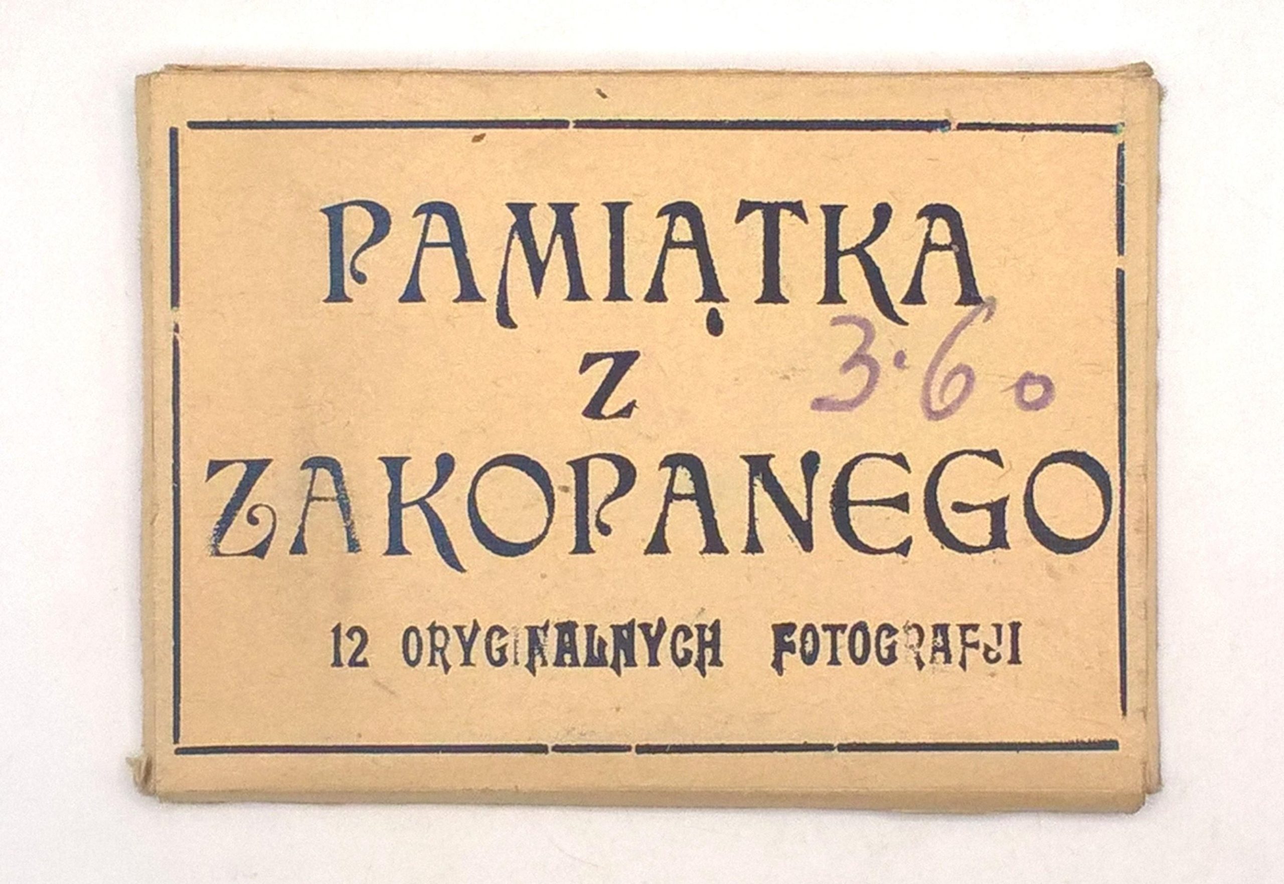 Pamiątka z Zakopanego - 12 oryginalnych fotografii