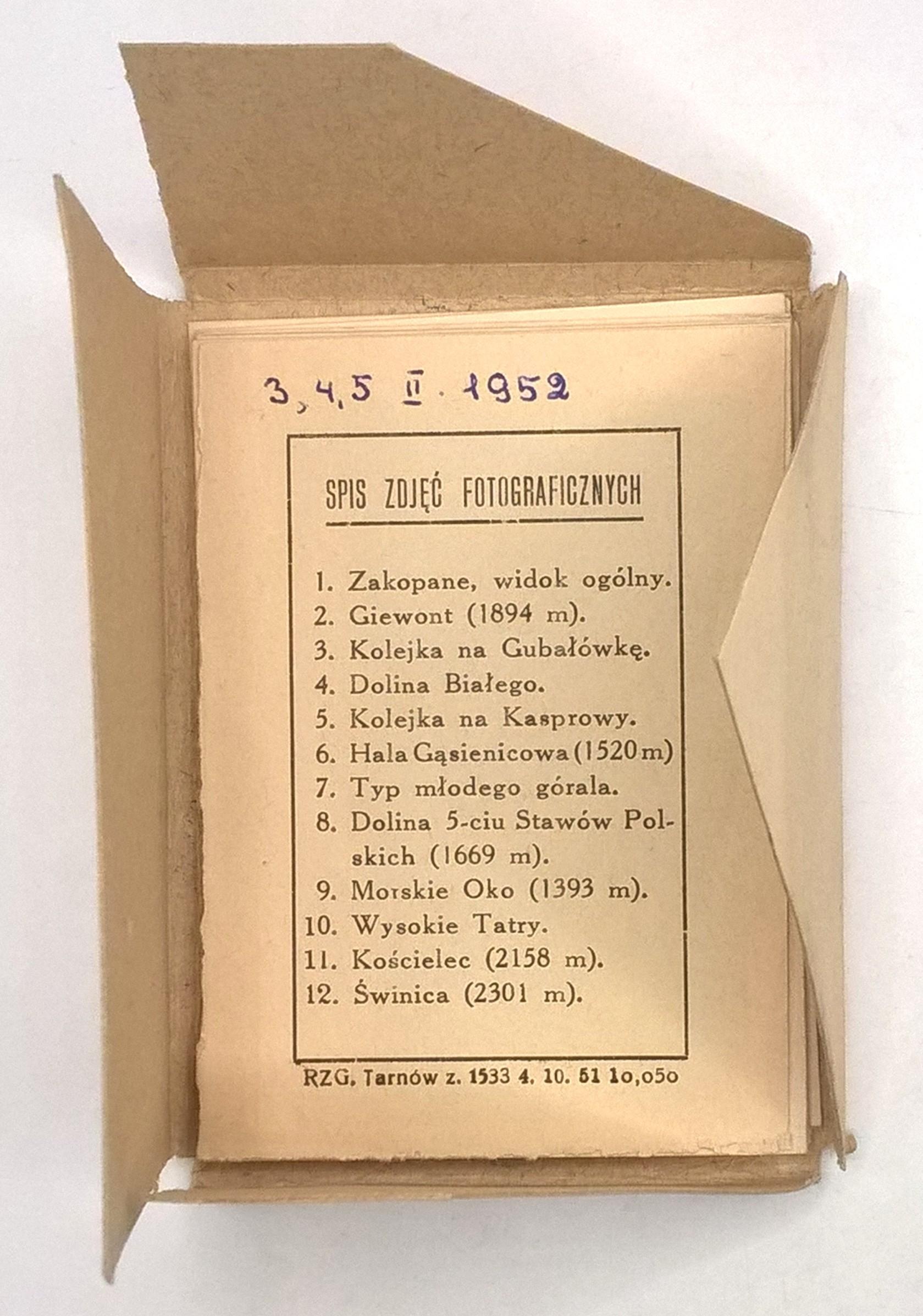 Pamiątka z Zakopanego - 12 oryginalnych fotografii