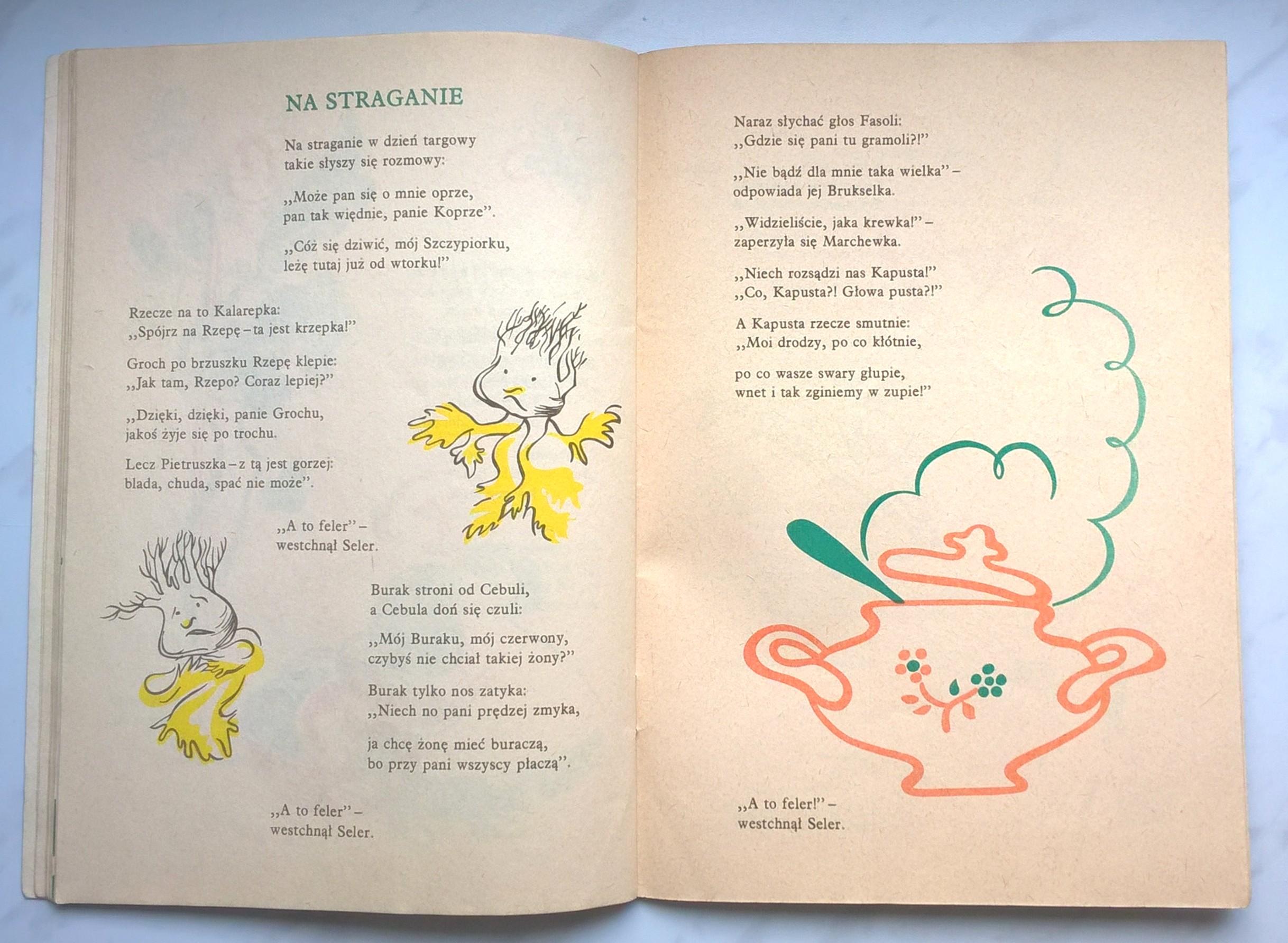 Książeczka dla dzieci "Tańcowała igła z nitką" Jan Brzechwa, 1984 r.