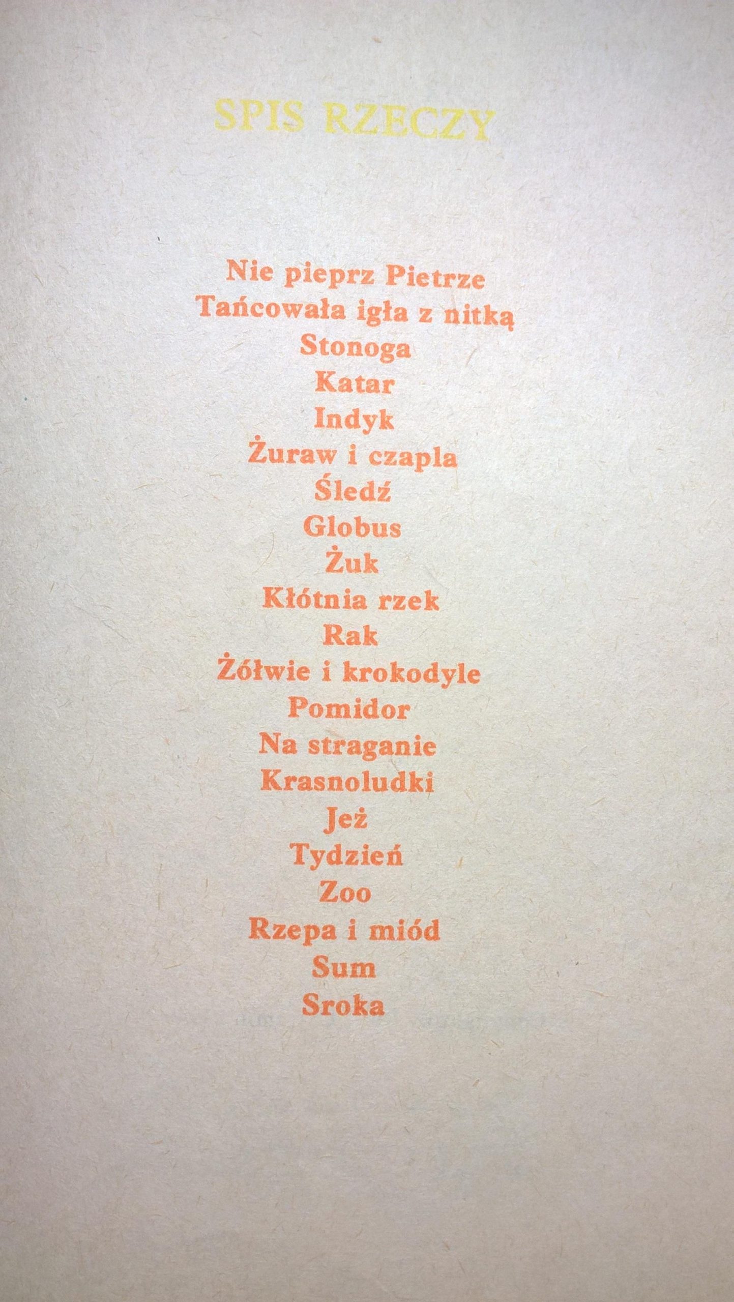 Książeczka dla dzieci "Tańcowała igła z nitką" Jan Brzechwa, 1984 r.