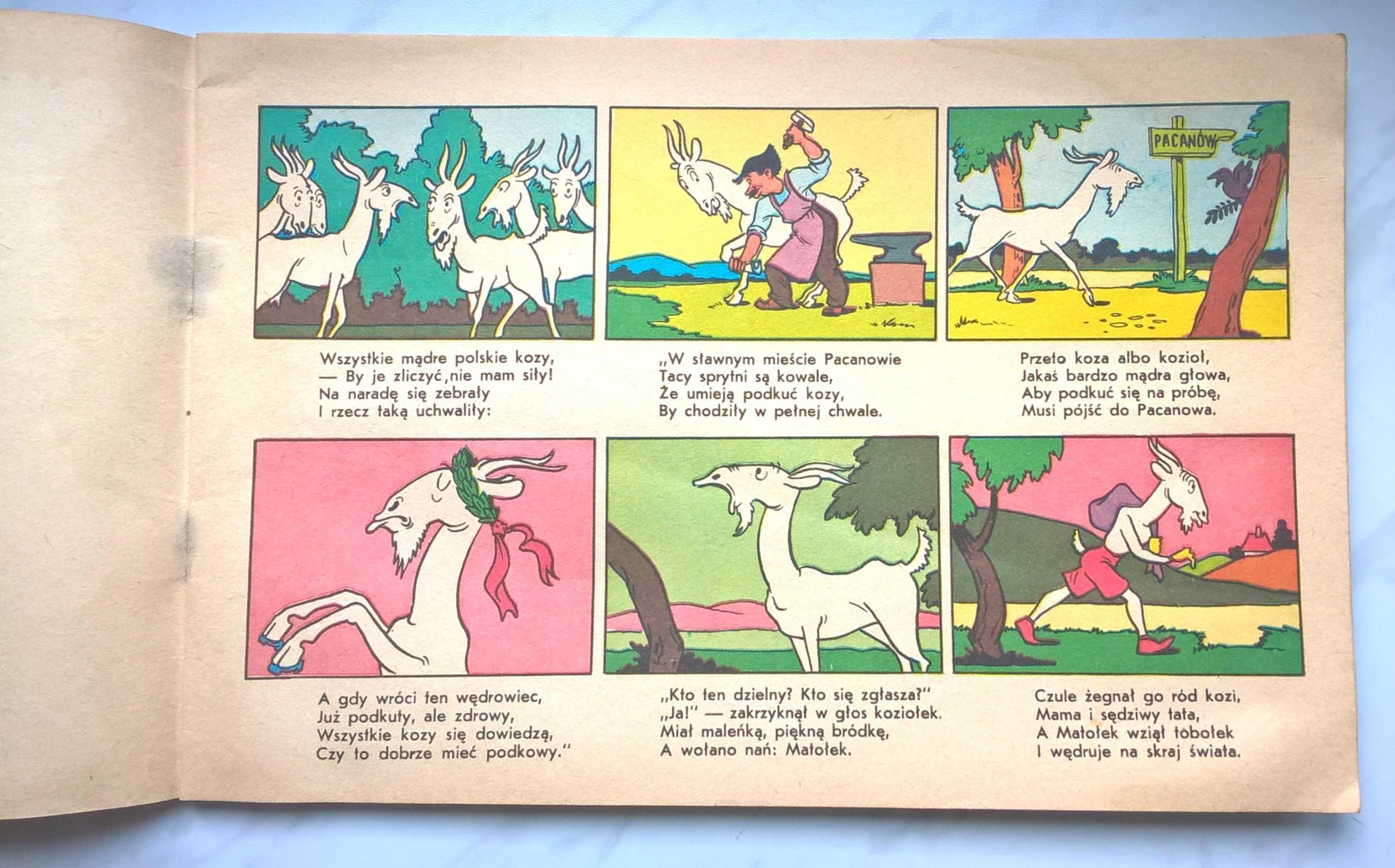 Książka-komiks dla dzieci "120 przygód Koziołka Matołka" K. Makuszyński i M. Walentynowicz, 1983 r.