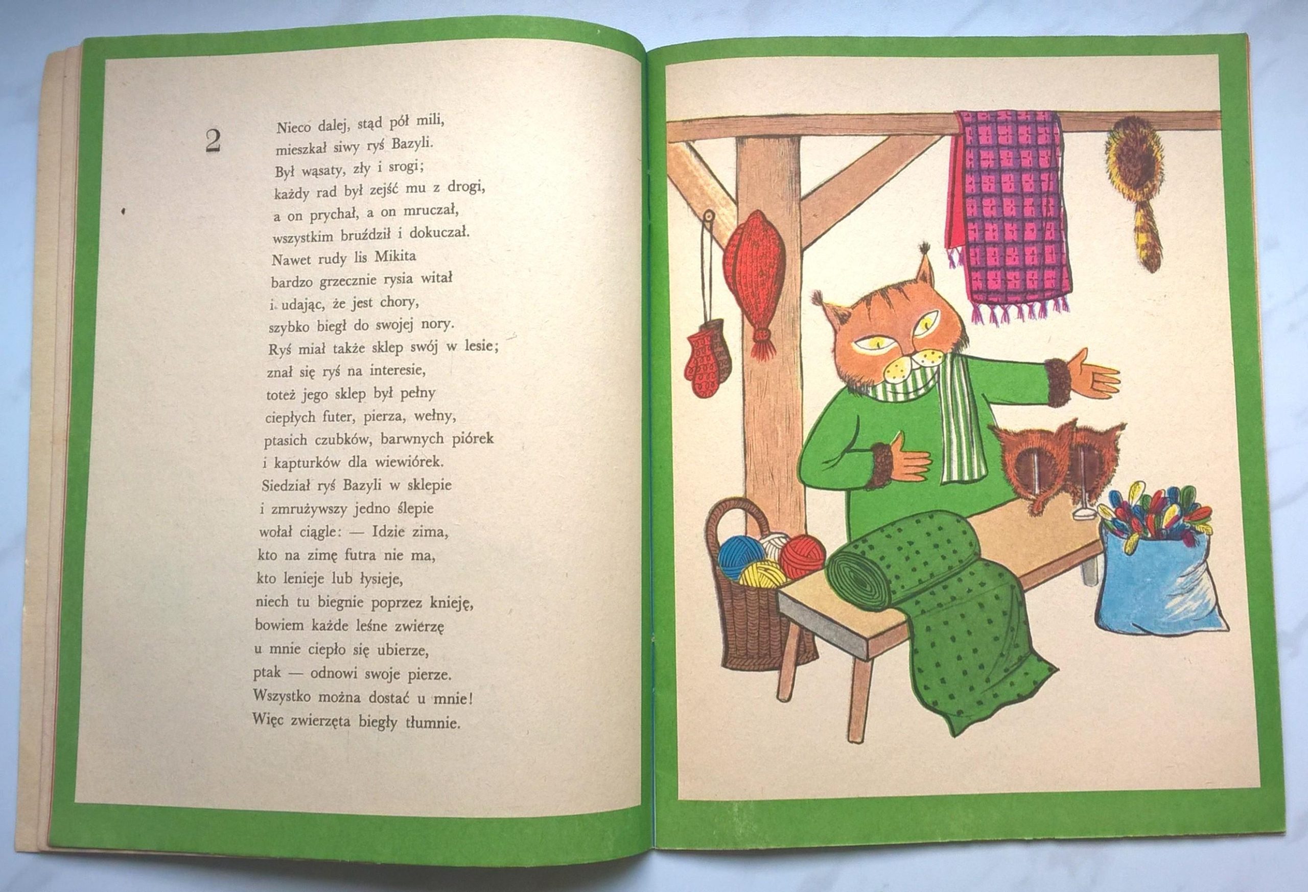 Książeczka dla dzieci - Jan Brzechwa "OPOWIEDZIAŁ DZIĘCIOŁ SOWIE", 1978 r.