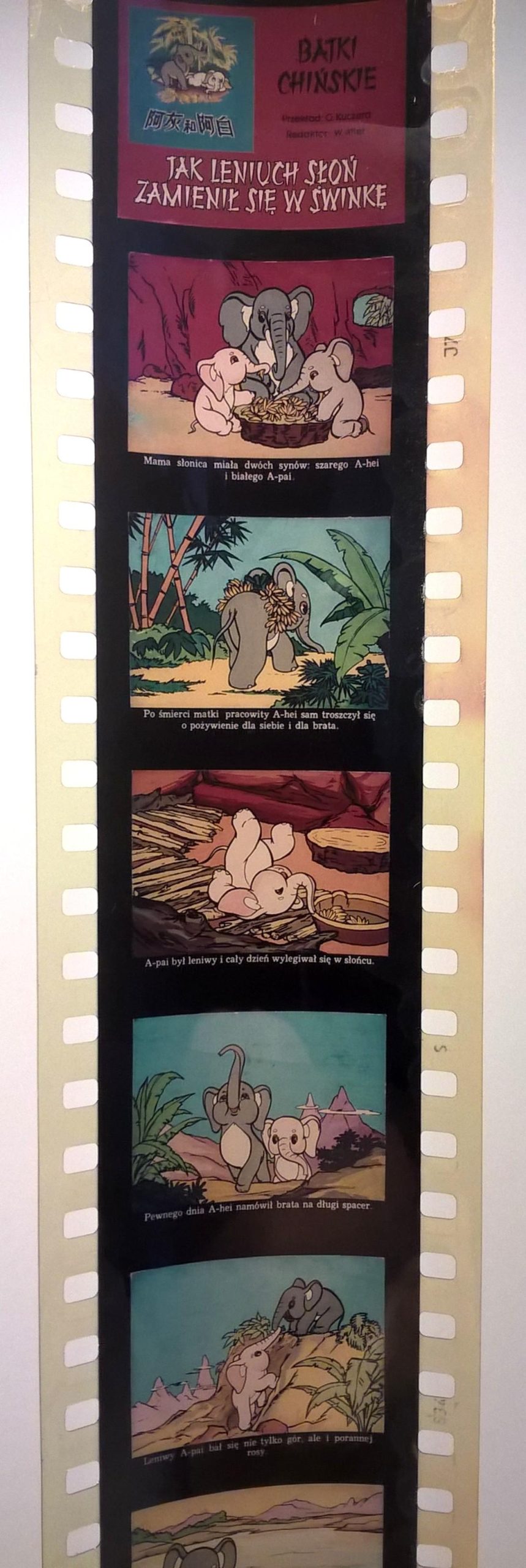 Zestaw przeźroczy, bajek na projektor (6 sztuk)