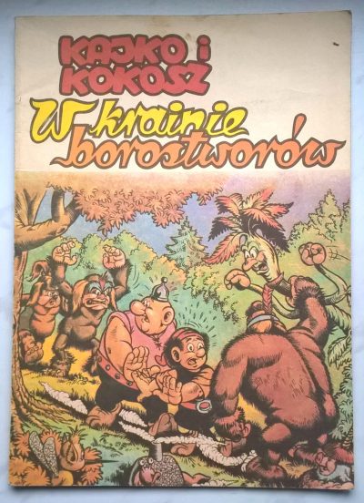 Komiks "KAJKO i KOKOSZ. W krainie borostworów" Janusz Christa, 1988 r.