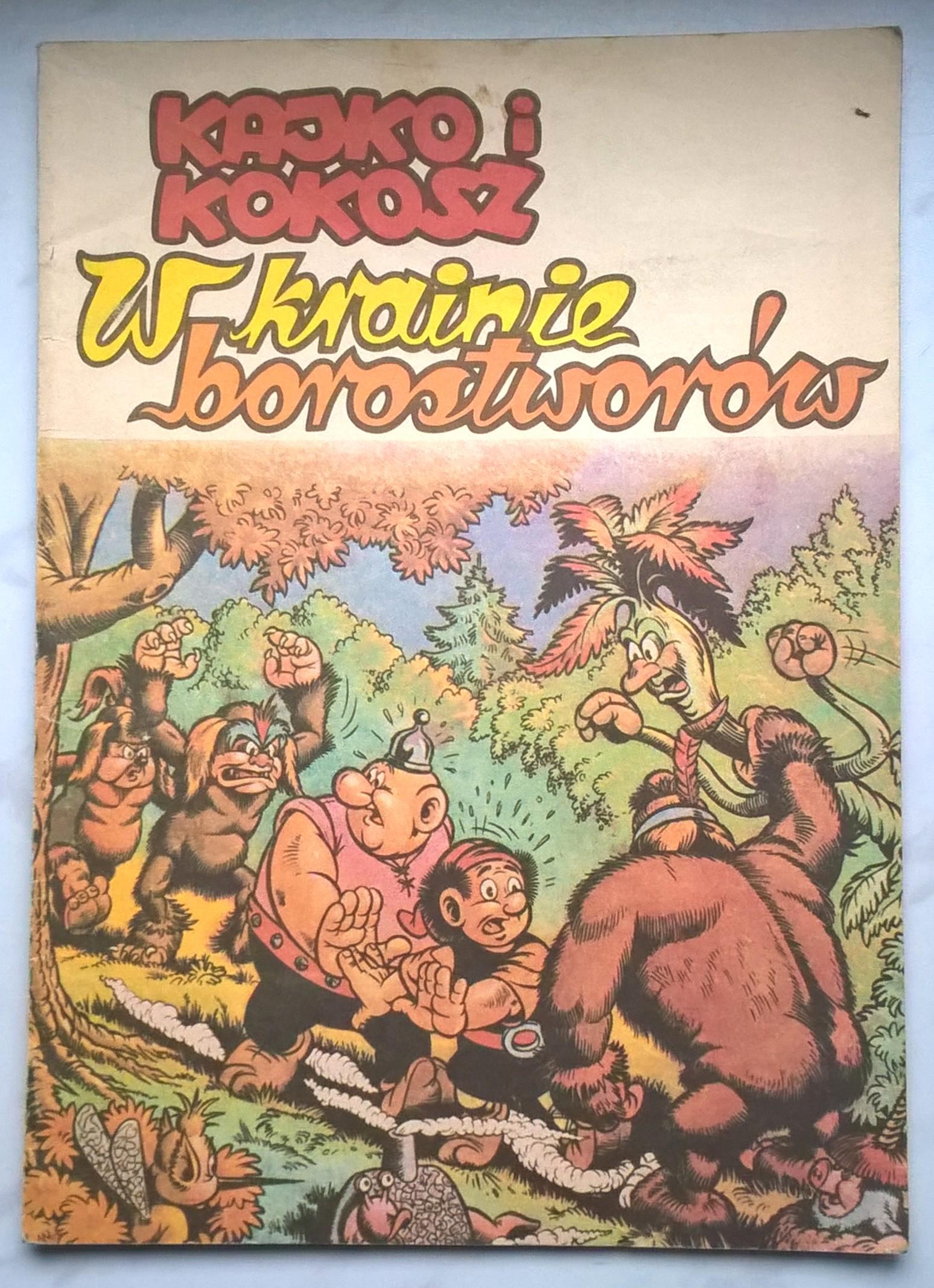 Komiks "KAJKO i KOKOSZ. W krainie borostworów" Janusz Christa, 1988 r.