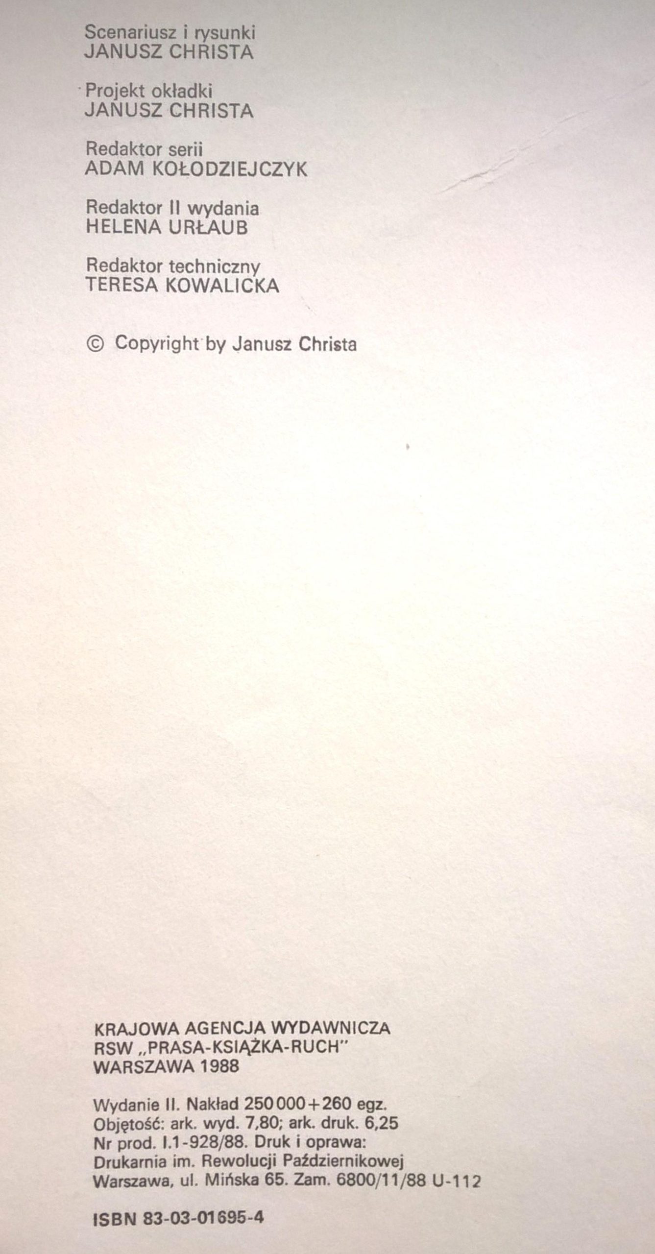 Komiks "KAJKO i KOKOSZ. W krainie borostworów" Janusz Christa, 1988 r.