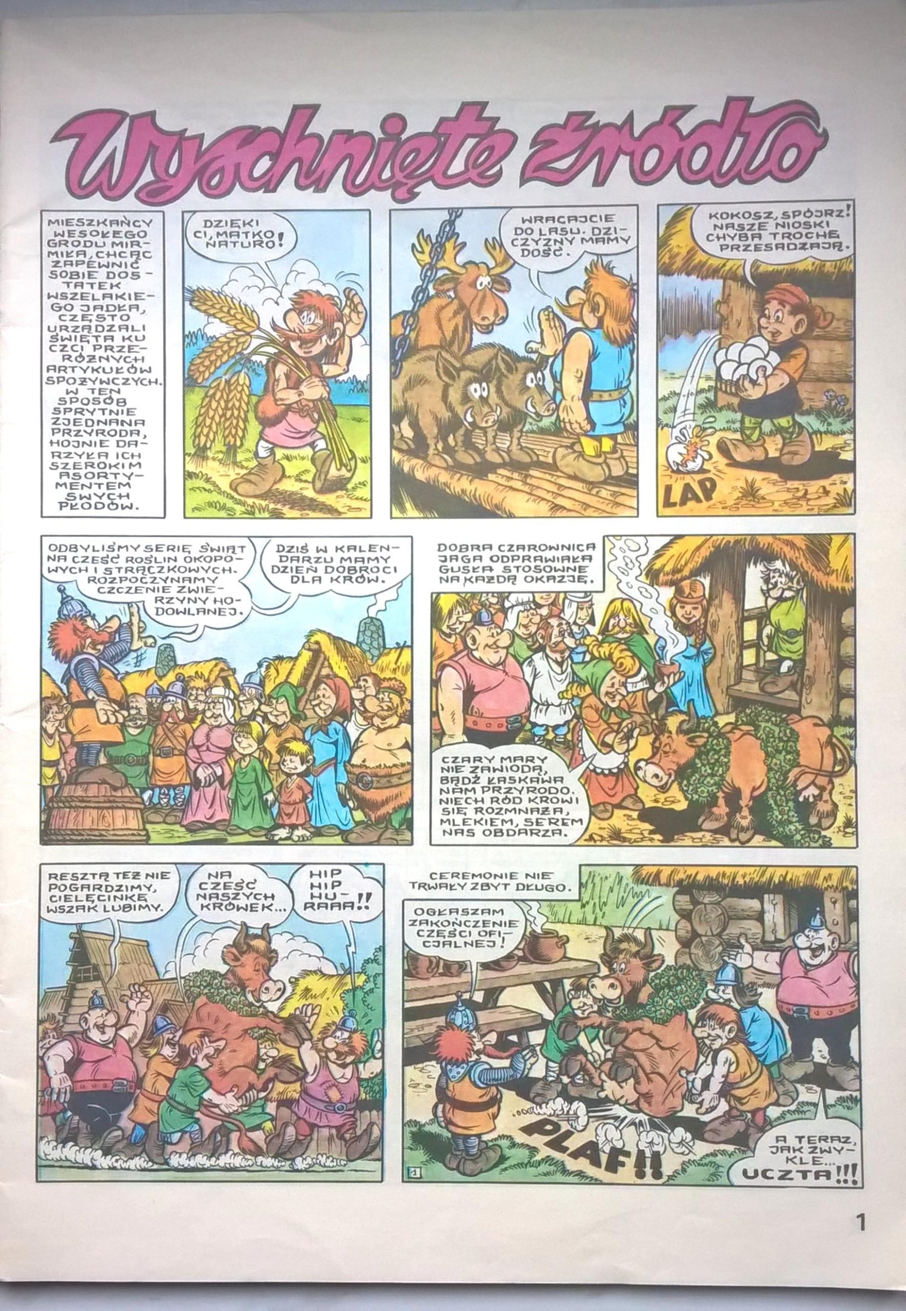 Komiks "KAJKO i KOKOSZ. W krainie borostworów" Janusz Christa, 1988 r.