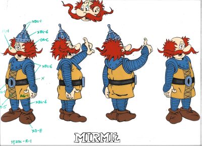 Folia animacyjna z bajki „Kajko i Kokosz” – MIRMIŁ (2)