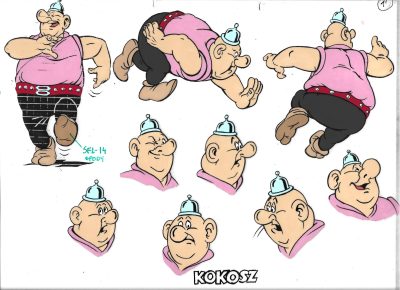 Folia animacyjna z bajki „Kajko i Kokosz” – KOKOSZ (15)