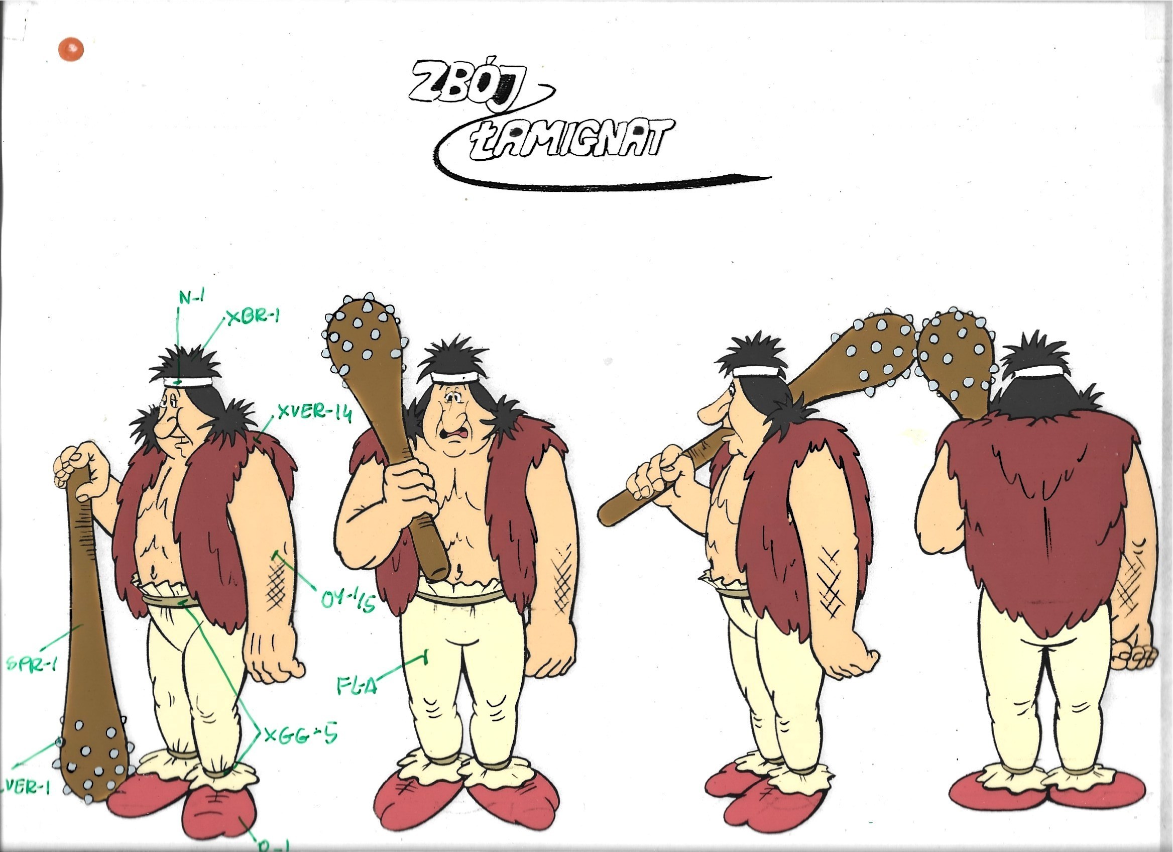 Folia animacyjna z bajki „Kajko i Kokosz” – ZBÓJ ŁAMIGNAT (8)