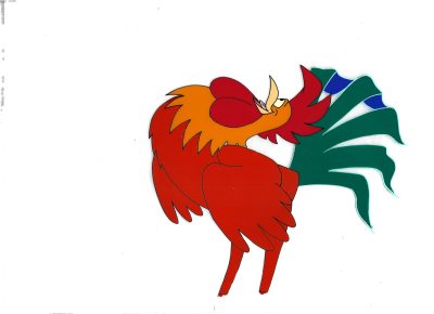 Folia animacyjna celuloidowa z bajki „Między nami bocianami” – KOGUT (20)