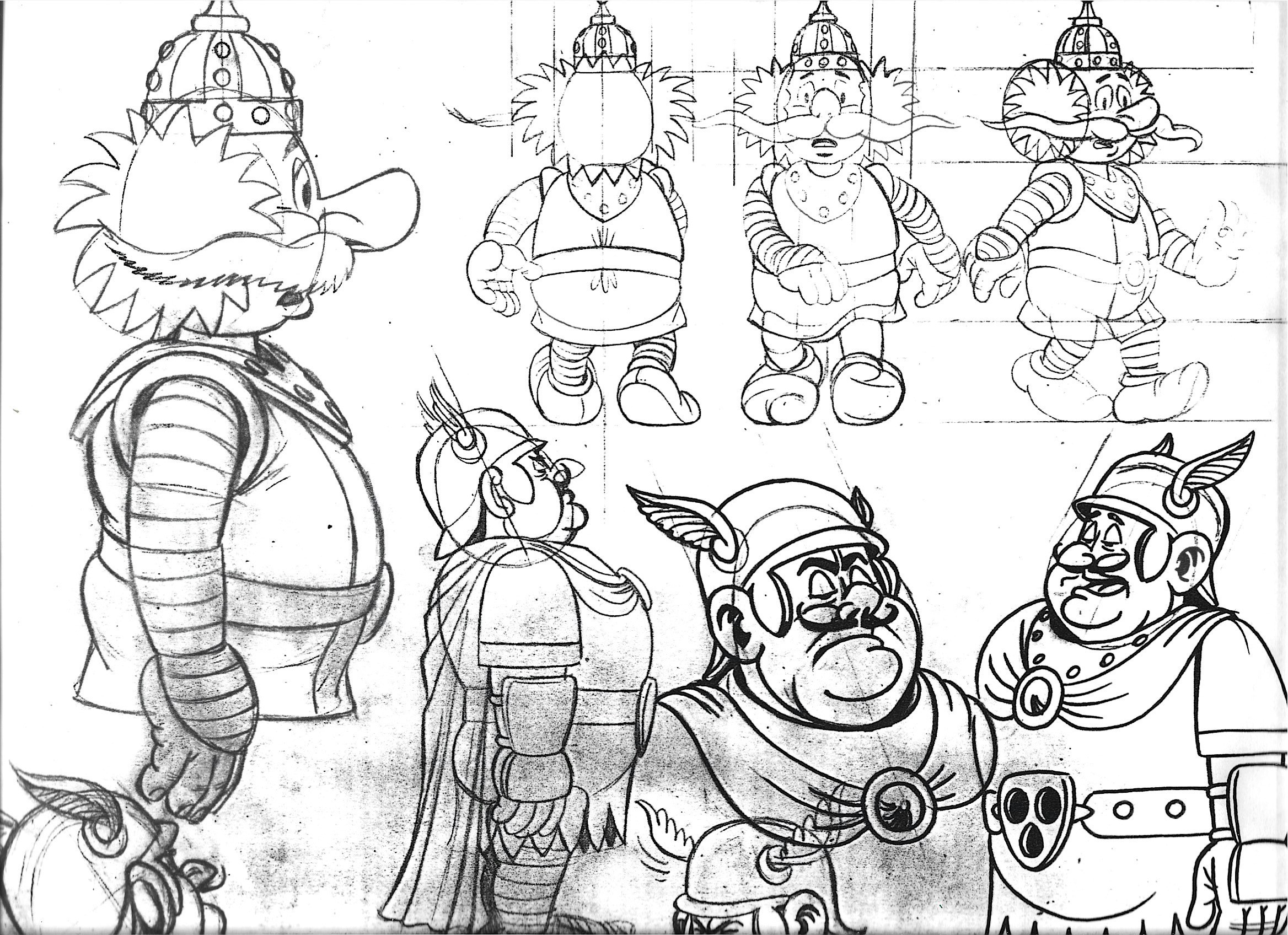 Zestaw szablonów animacyjnych, 4 szt. - KAJKO i KOKOSZ