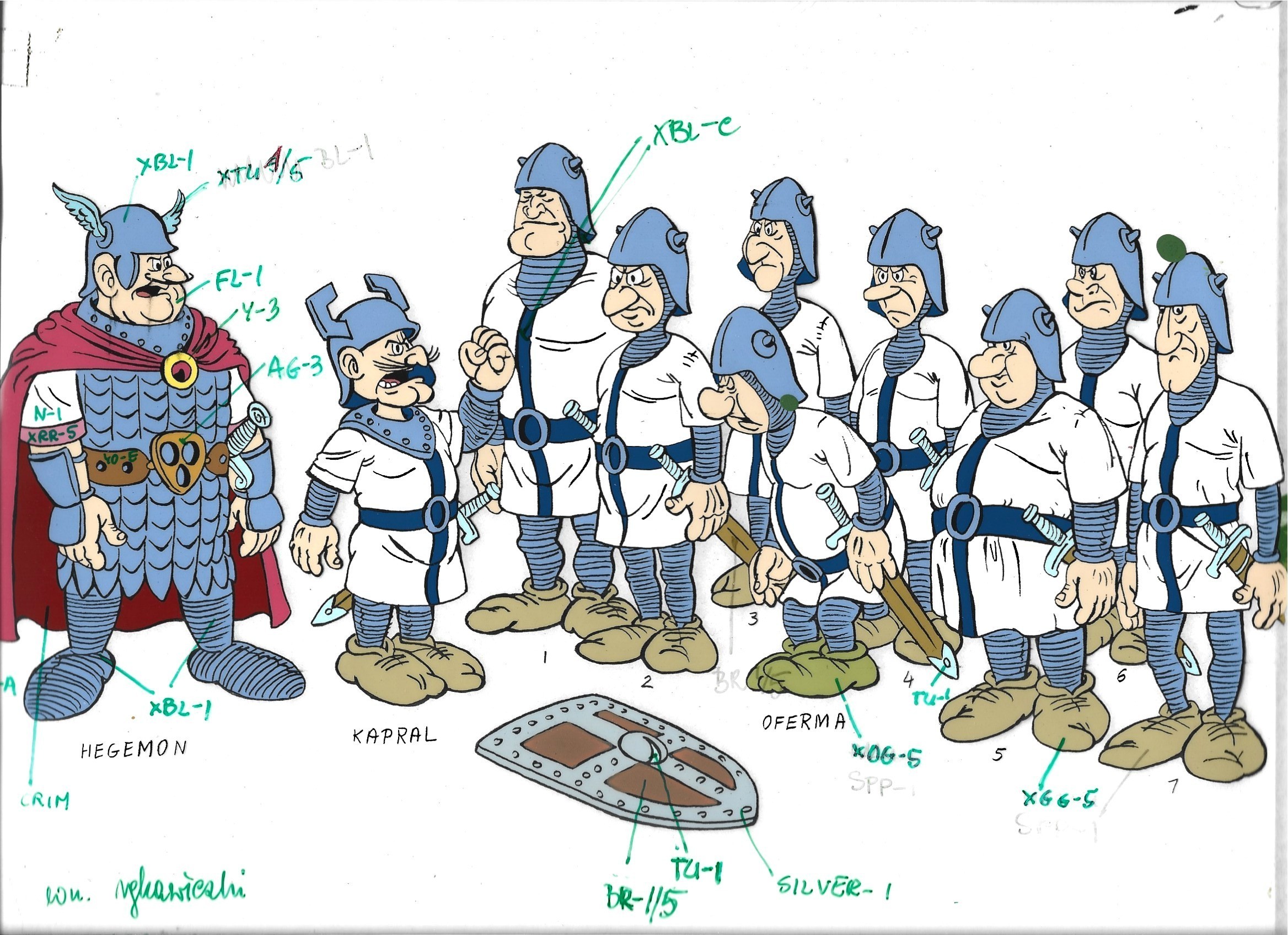 Folia animacyjna z bajki „Kajko i Kokosz” (11)