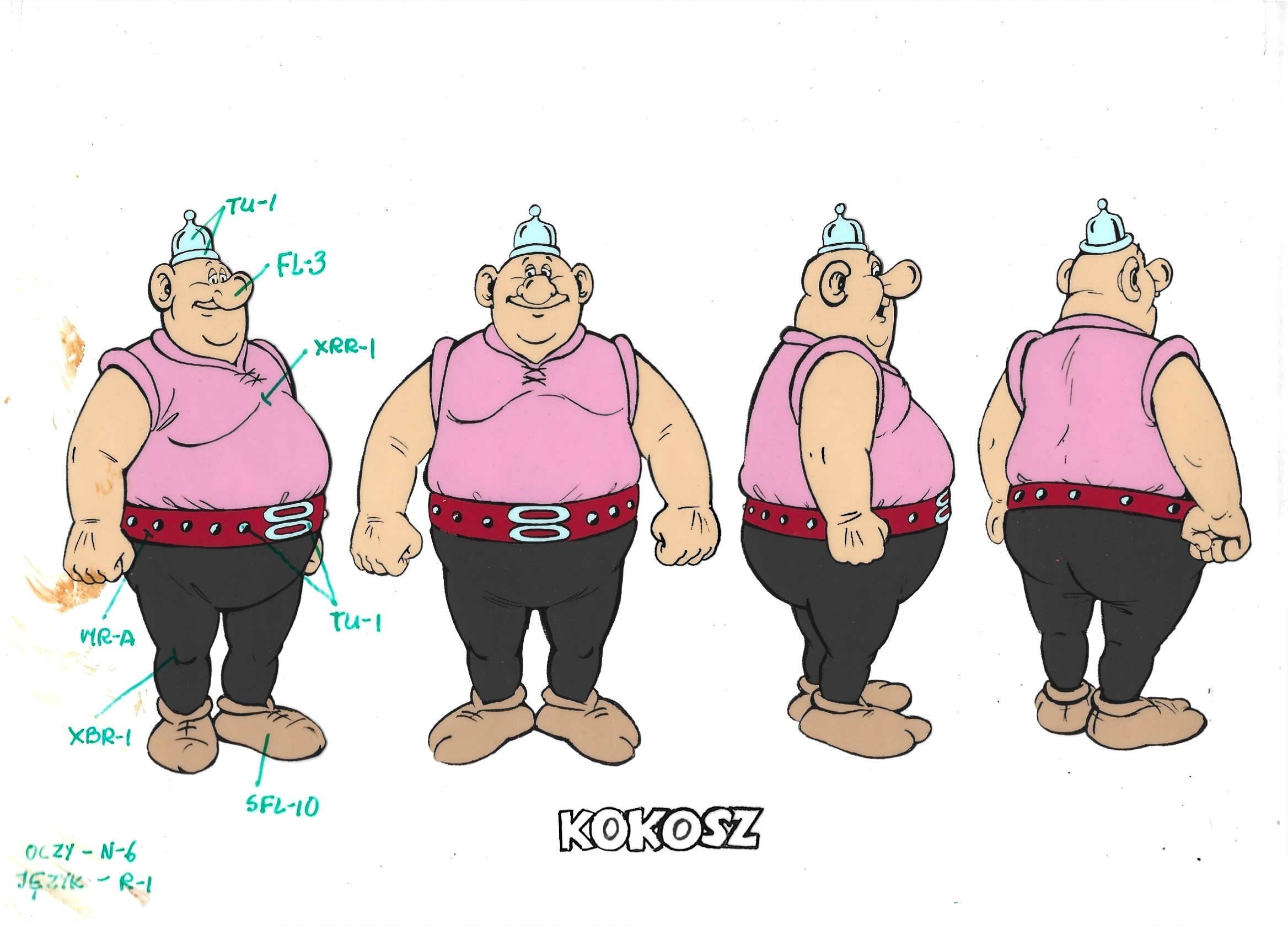 Folia animacyjna z bajki „Kajko i Kokosz” – KOKOSZ (1)