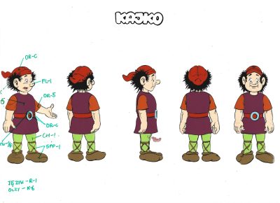 Folia animacyjna z bajki „Kajko i Kokosz” – KAJKO (9)