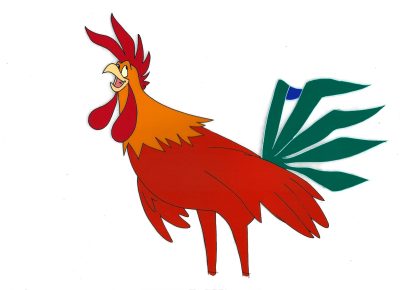 Folia animacyjna celuloidowa z bajki „Między nami bocianami” – KOGUT (27)