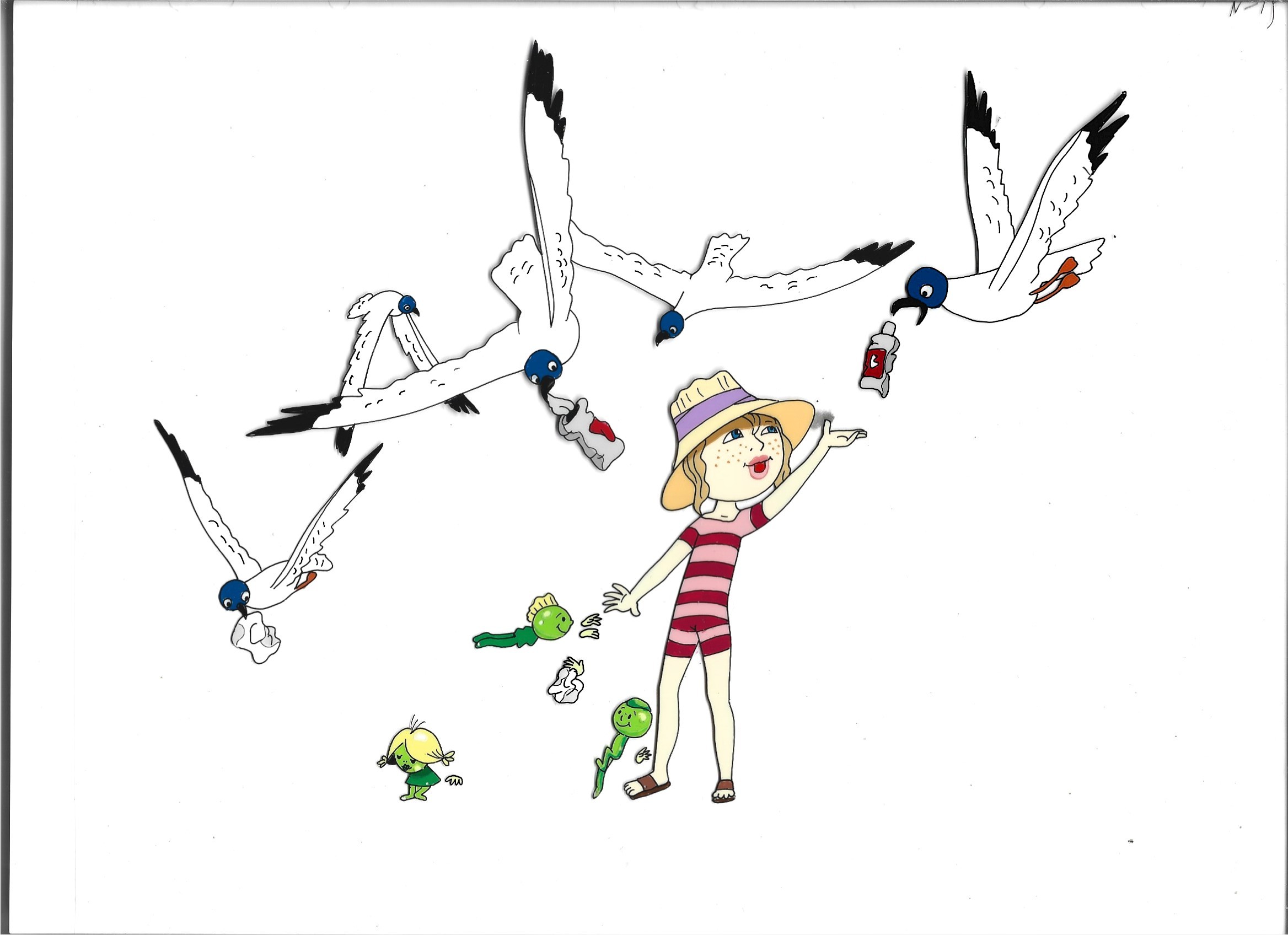 Zestaw animacyjny z bajki „Karrypel kontra Groszki” – NIKA, GROSZKI i PTAKI