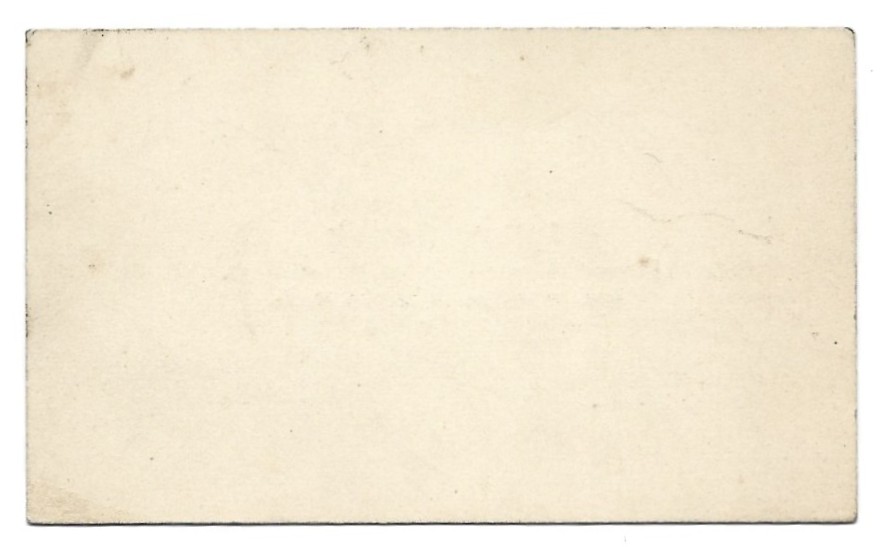 Wizytówka malarza JULIUSZA KOSSAKA - z życzeniami dla Dr Hugona Zatheya, 1891 r.