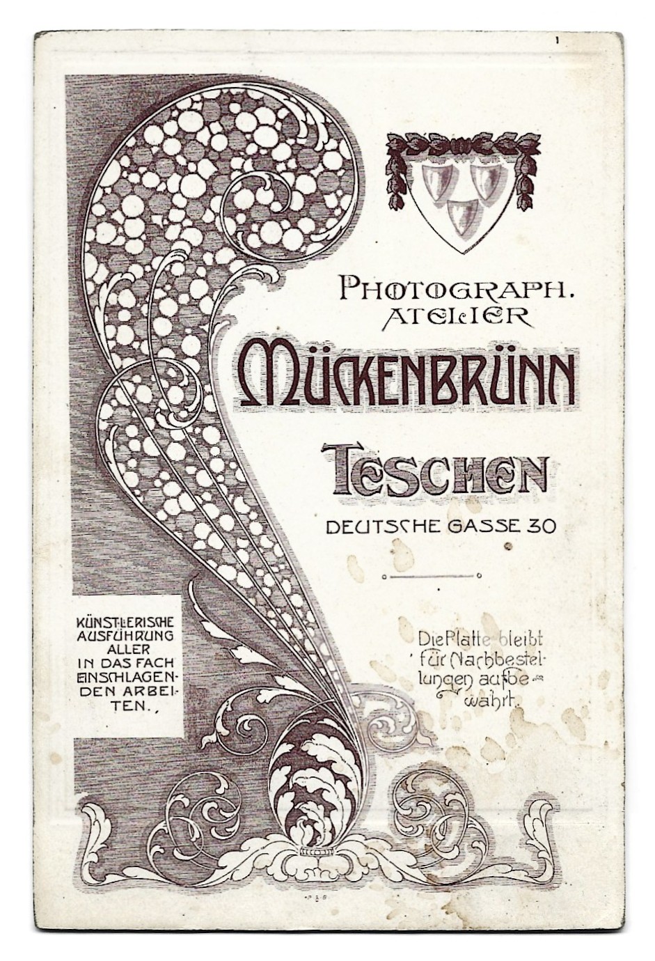 Zdjęcie portretowe małżeństwa - fot. MÜCKENBRUNN, Teschen (Cieszyn)