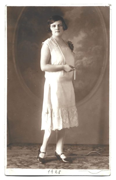 Zdjęcie portretowe kobiety - 1928 r. - Atelier ROSMARIN, Trzyniec