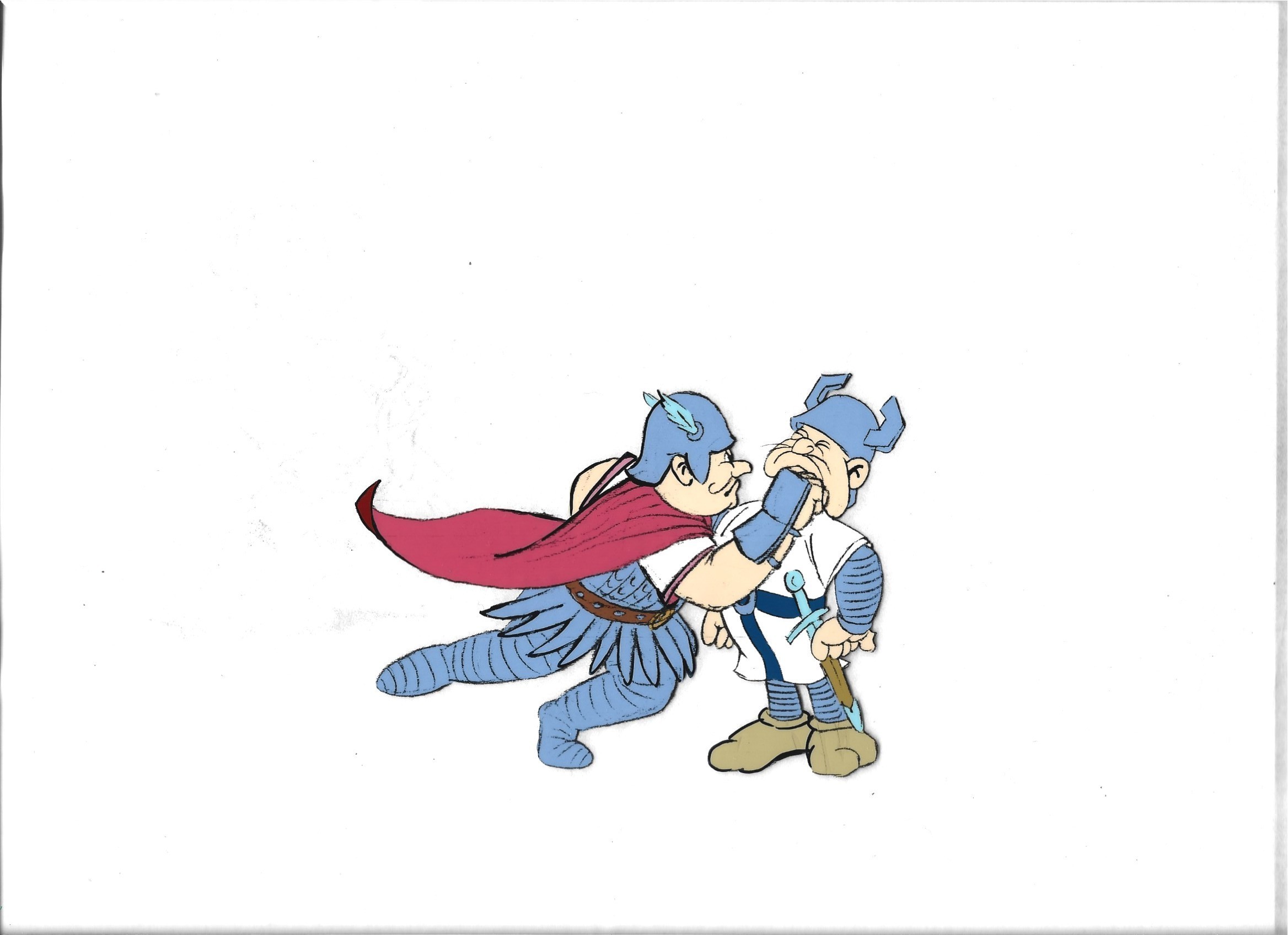 Oryginalny zestaw animacyjny z bajki „Kajko i Kokosz” – HEGEMON i KAPRAL