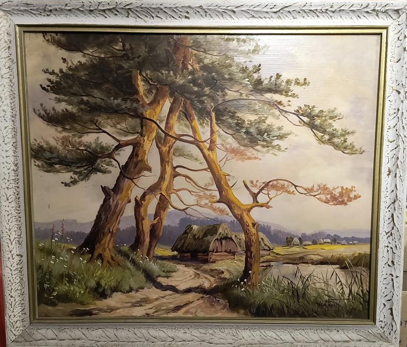 Obraz olejny - pejzaż - Józef Franke