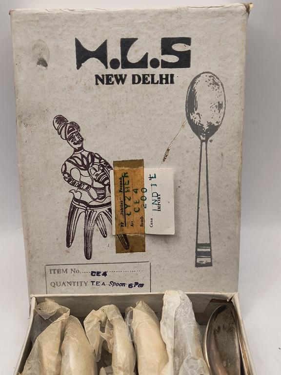 Zestaw łyżeczek NEW DELHI (Indie) - nieużywane